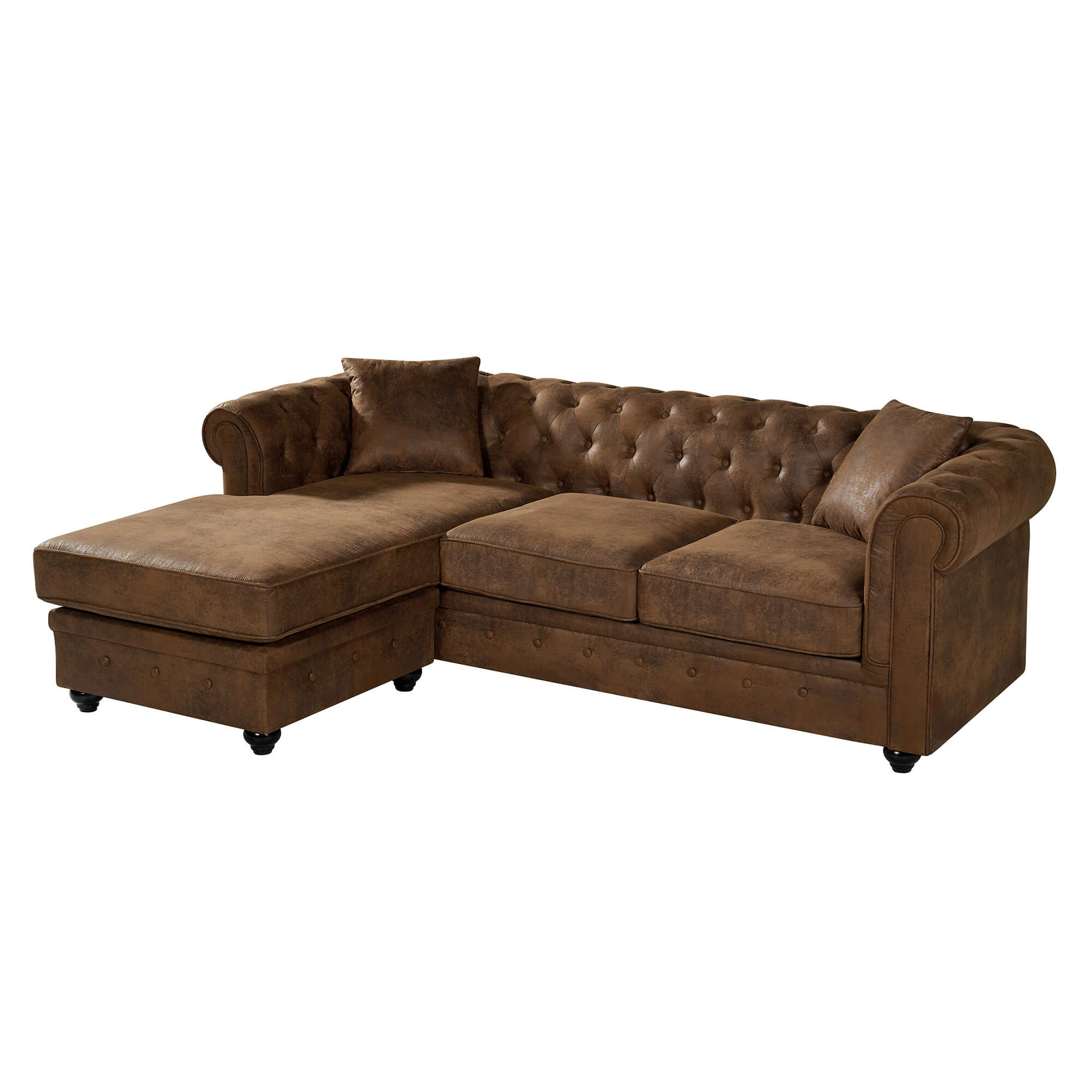 Sofa-chaise-longue-reversivel-CHESTER-Castanho-Vintage---Reversivel