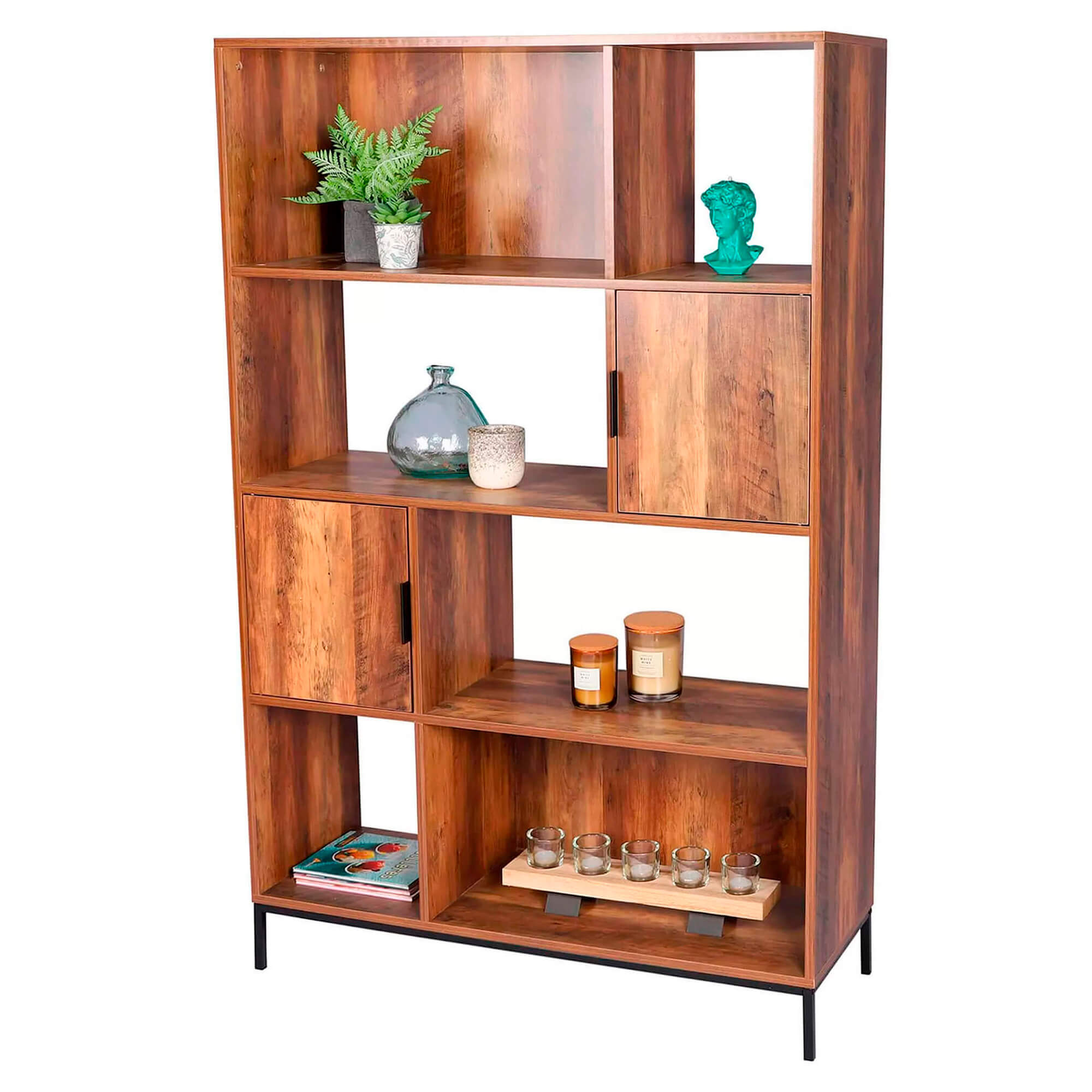 Estante-JOYA-com-2-portas-Nogueira