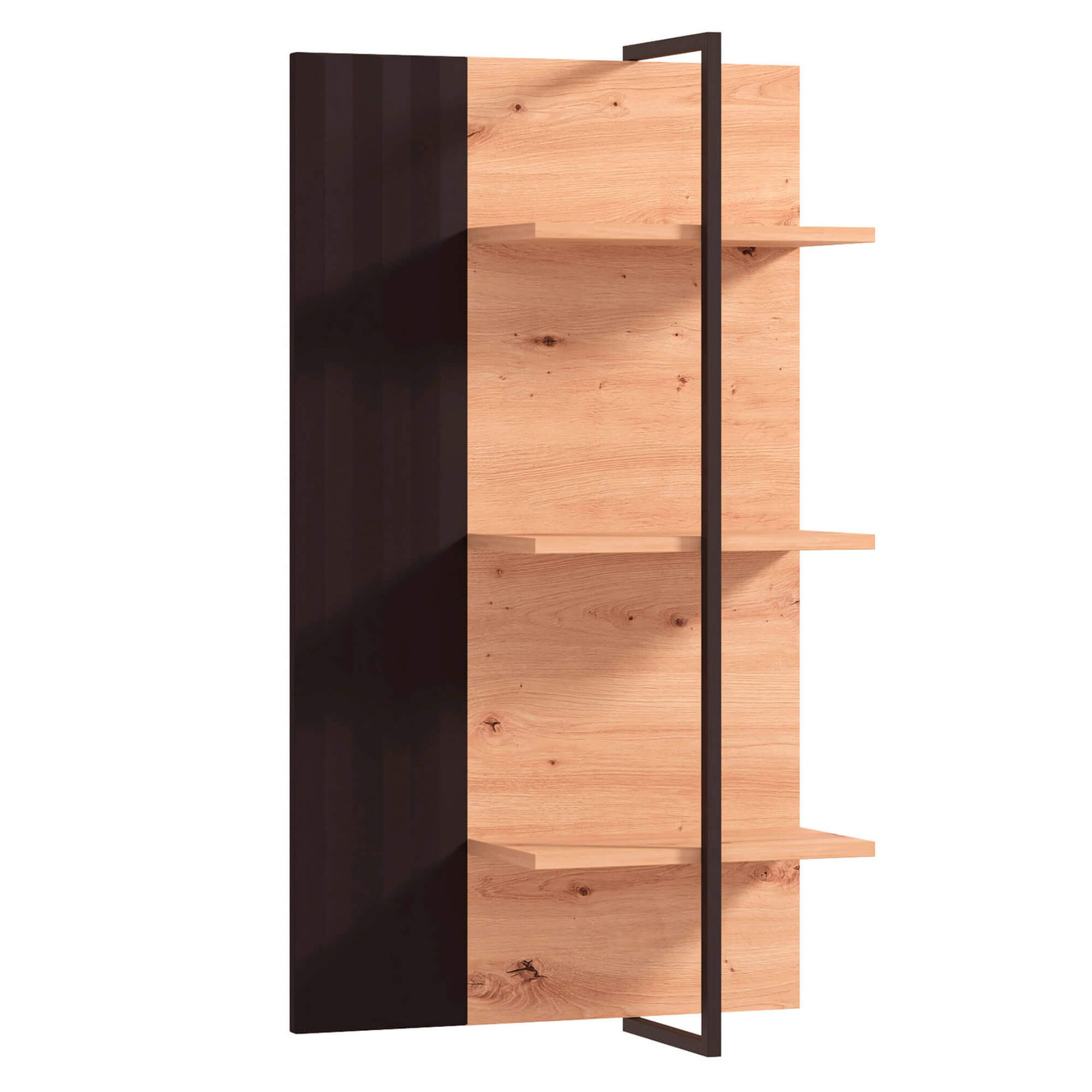 Estante-suspensa-VANDEA-com-3-prateleiras-Carvalho-Artesanato-e-Preto-Mate