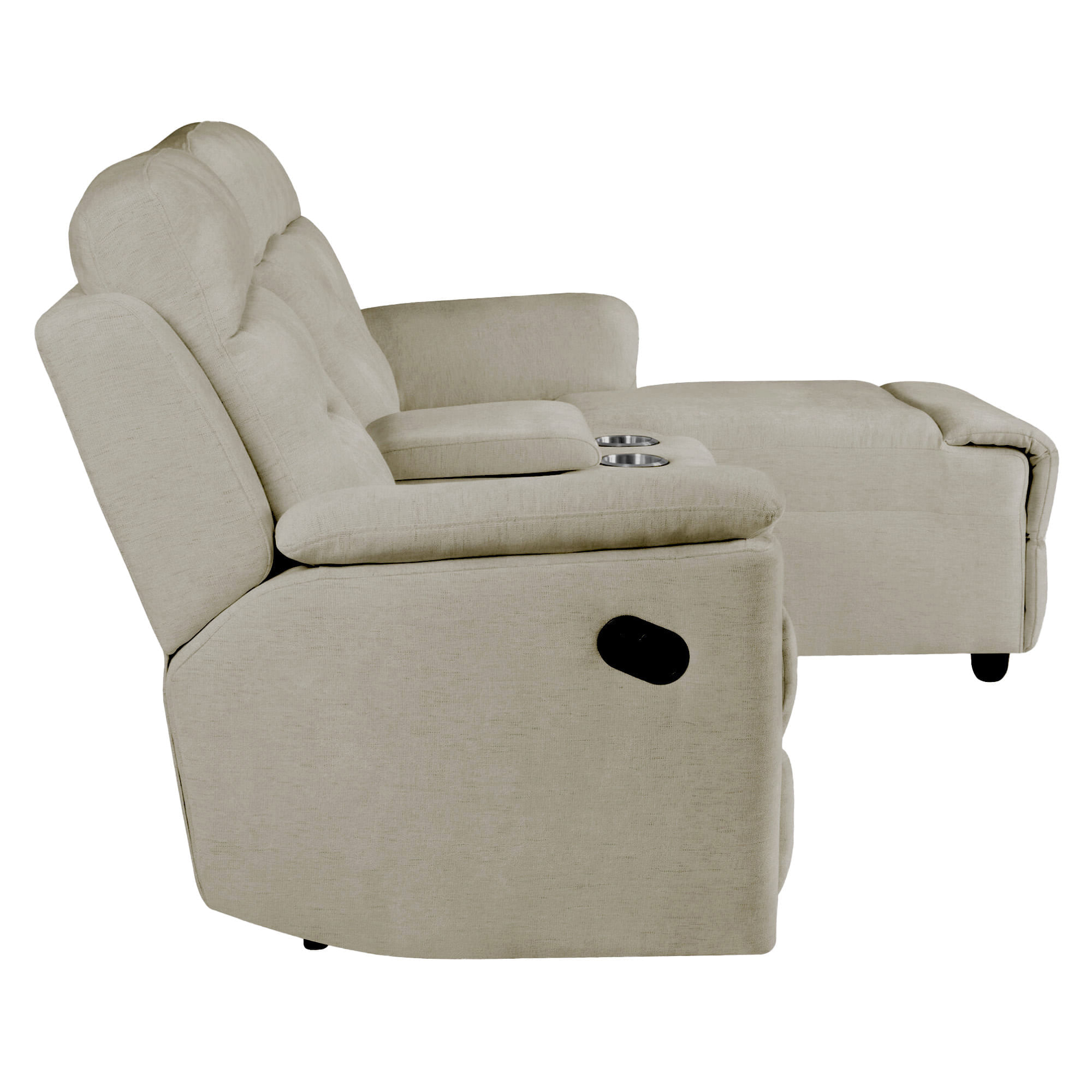 Sofa-chaise-longue-NAMIE-relax-manual-Aveia---Direita