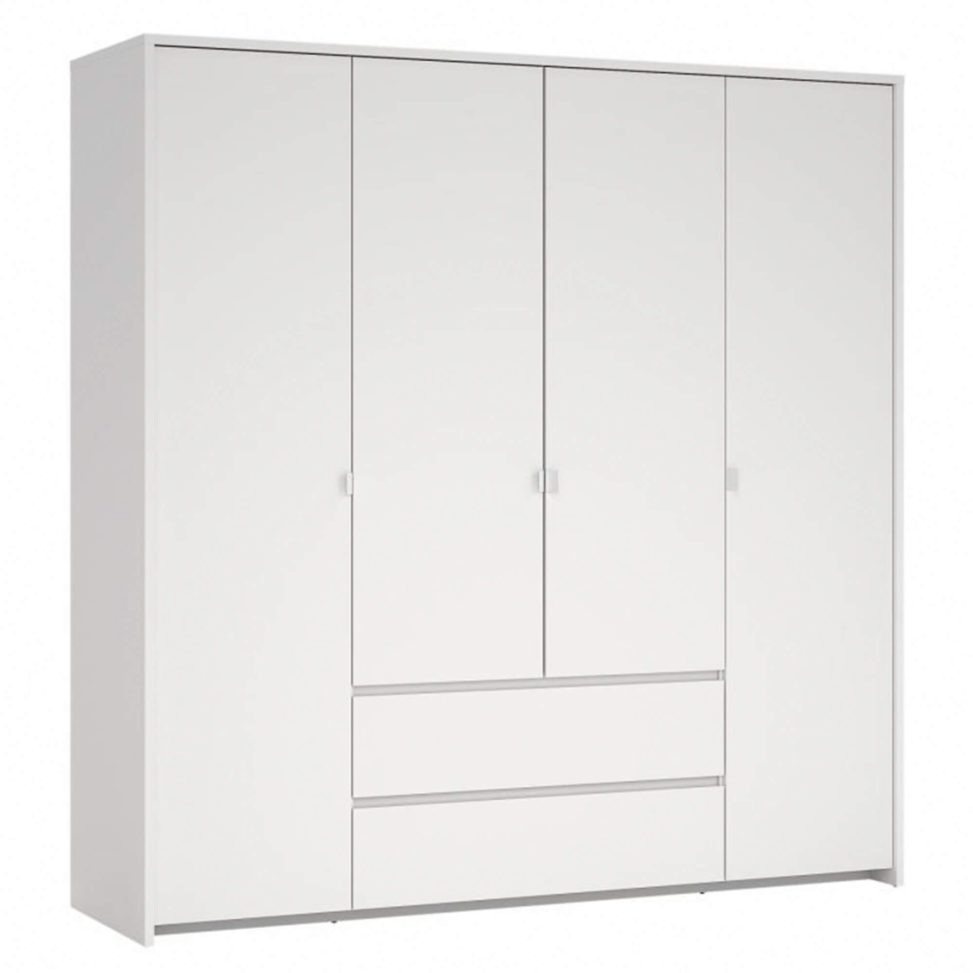 Roupeiro-NEXT-com-4-portas-e-2-gavetas---Branco-Brilho