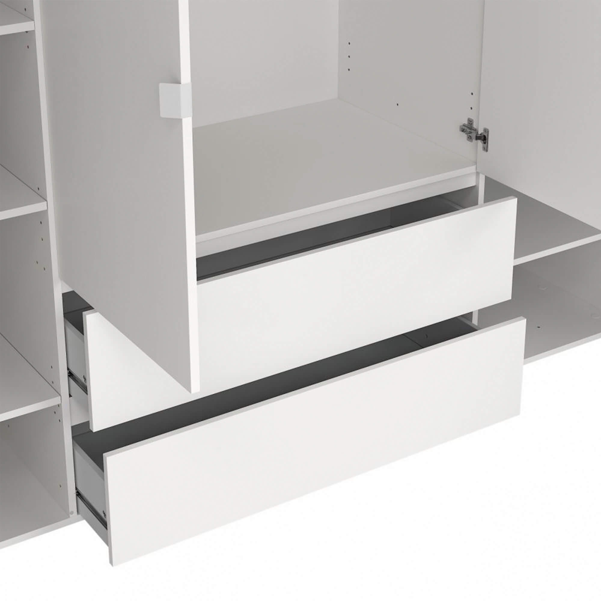 Roupeiro-NEXT-com-4-portas-e-2-gavetas---Branco-Brilho
