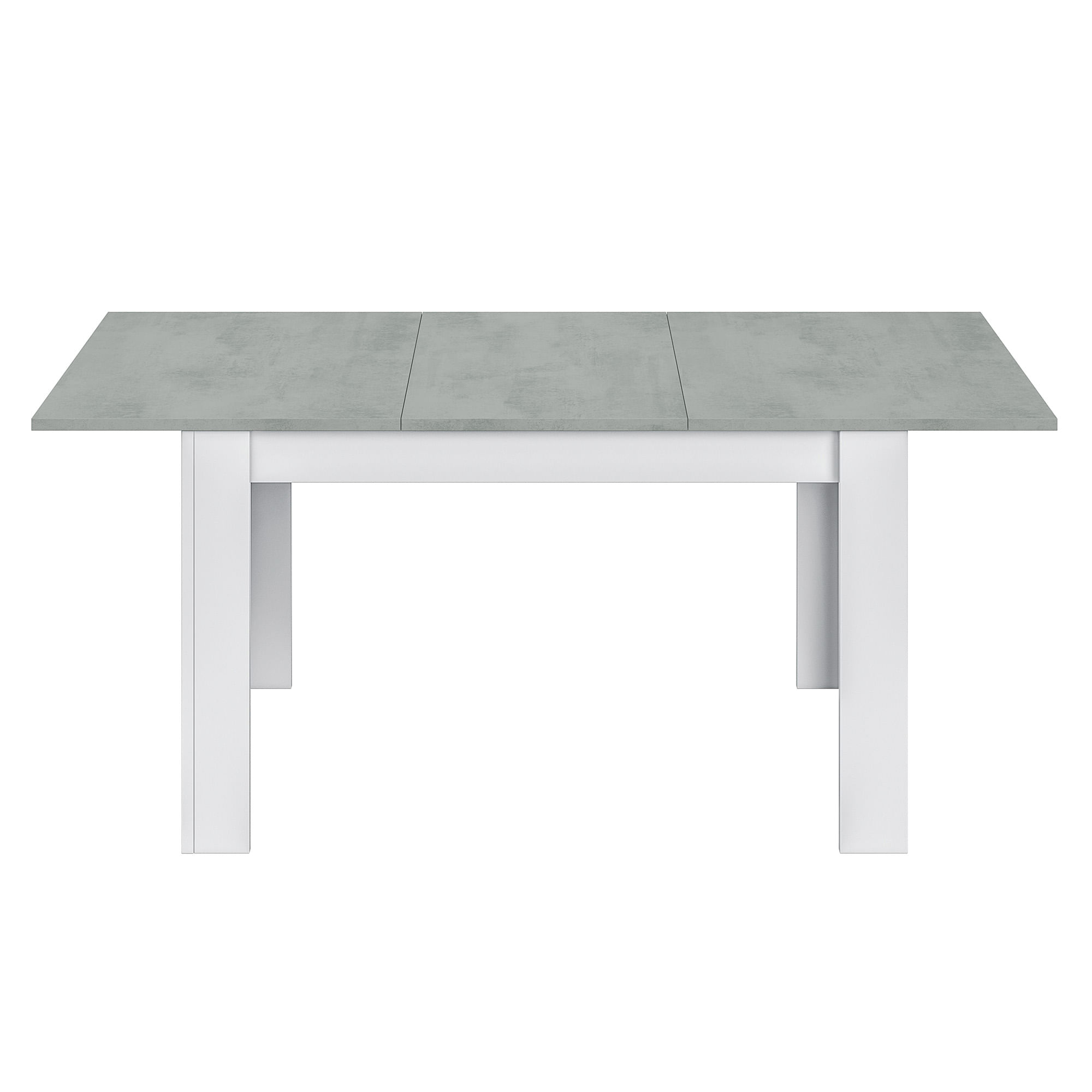 Mesa-extensivel-BARCELONA--140-190-cm--Branco-Mate-e-Betao