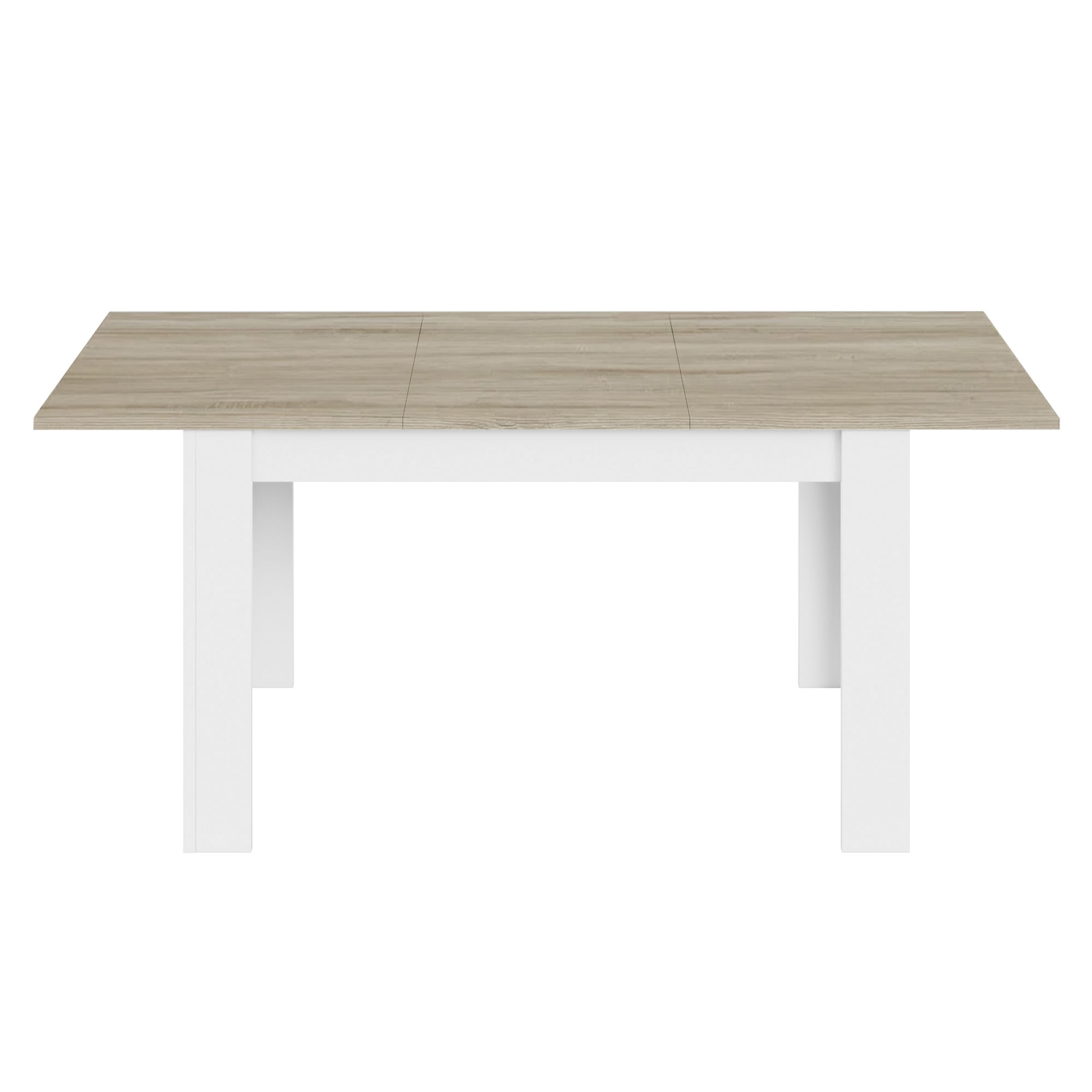 Mesa-extensivel-BARCELONA--140-190-cm---Branco-Mate-e-Carvalho