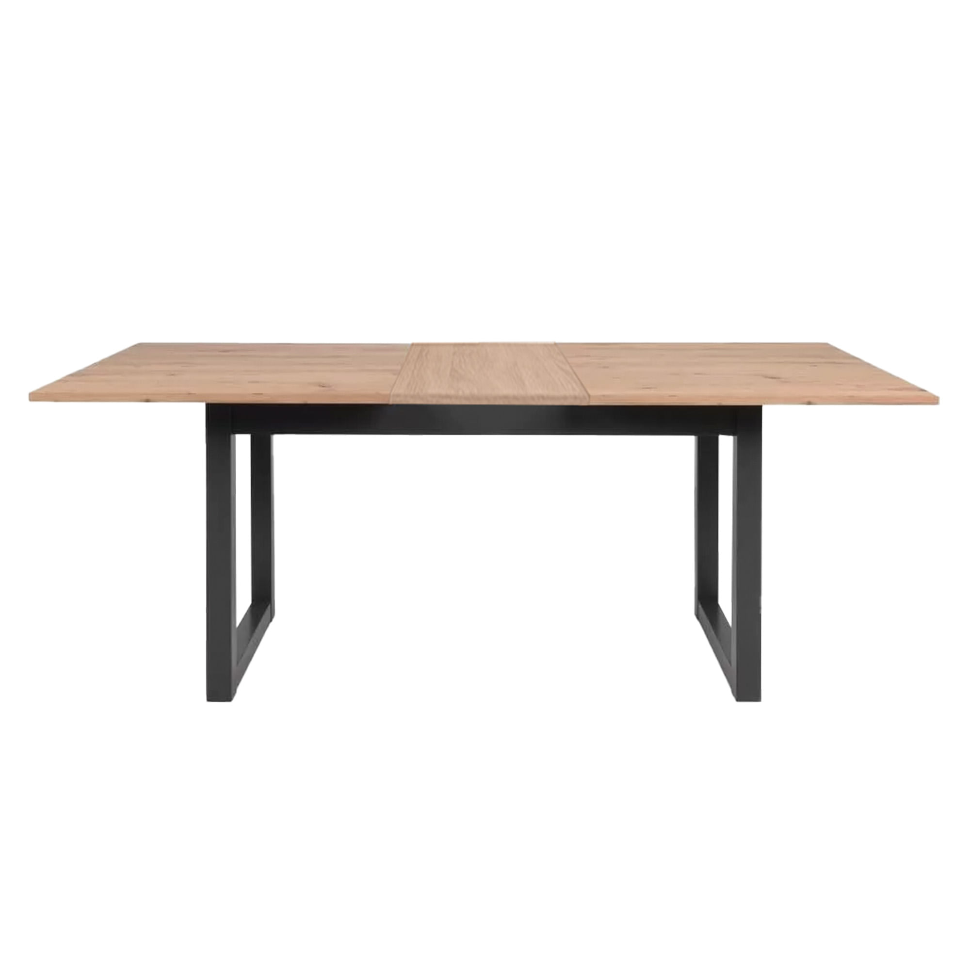 Mesa-extensivel-DENVER--160-200-cm--Antracite-e-Carvalho-Artesanato