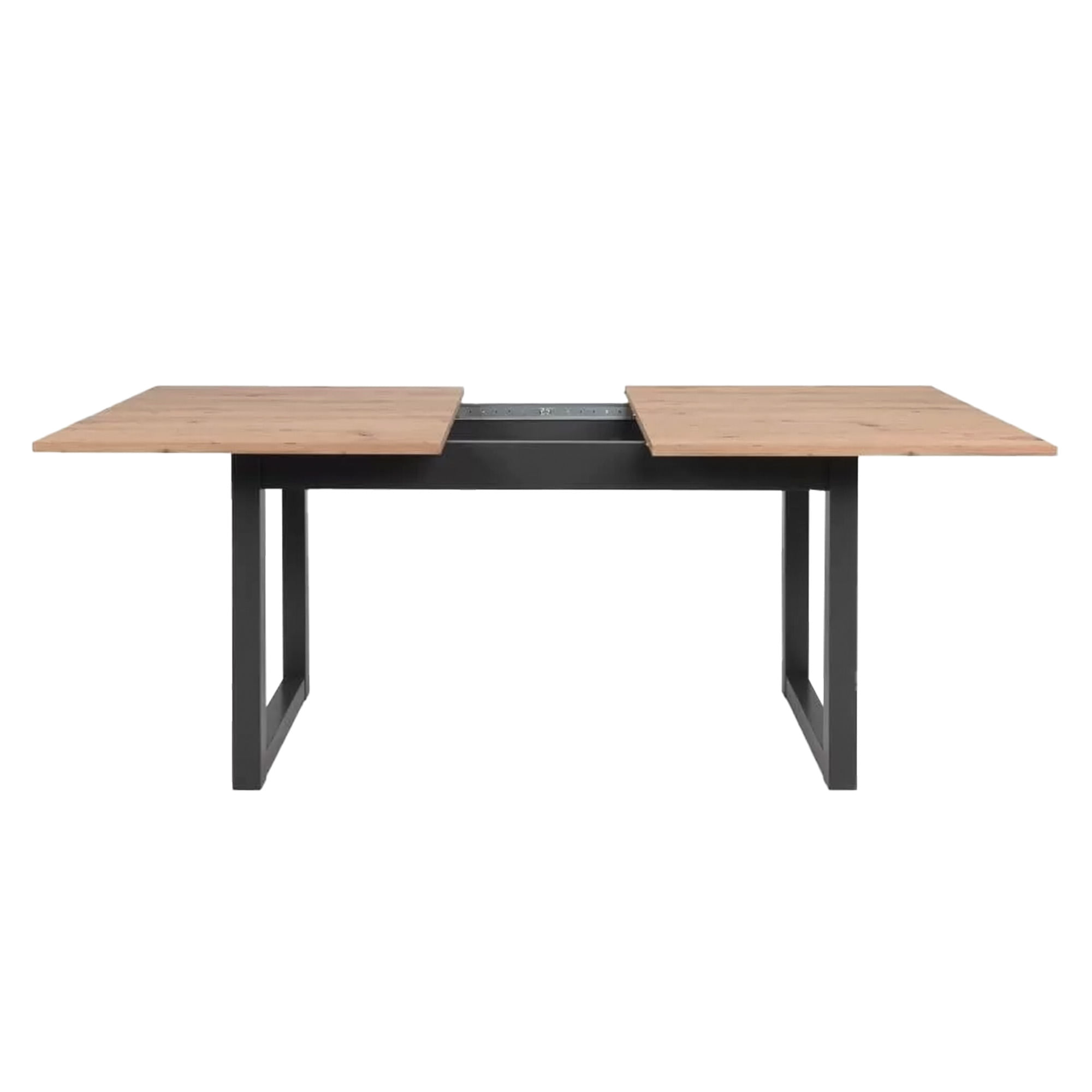 Mesa-extensivel-DENVER--160-200-cm--Antracite-e-Carvalho-Artesanato