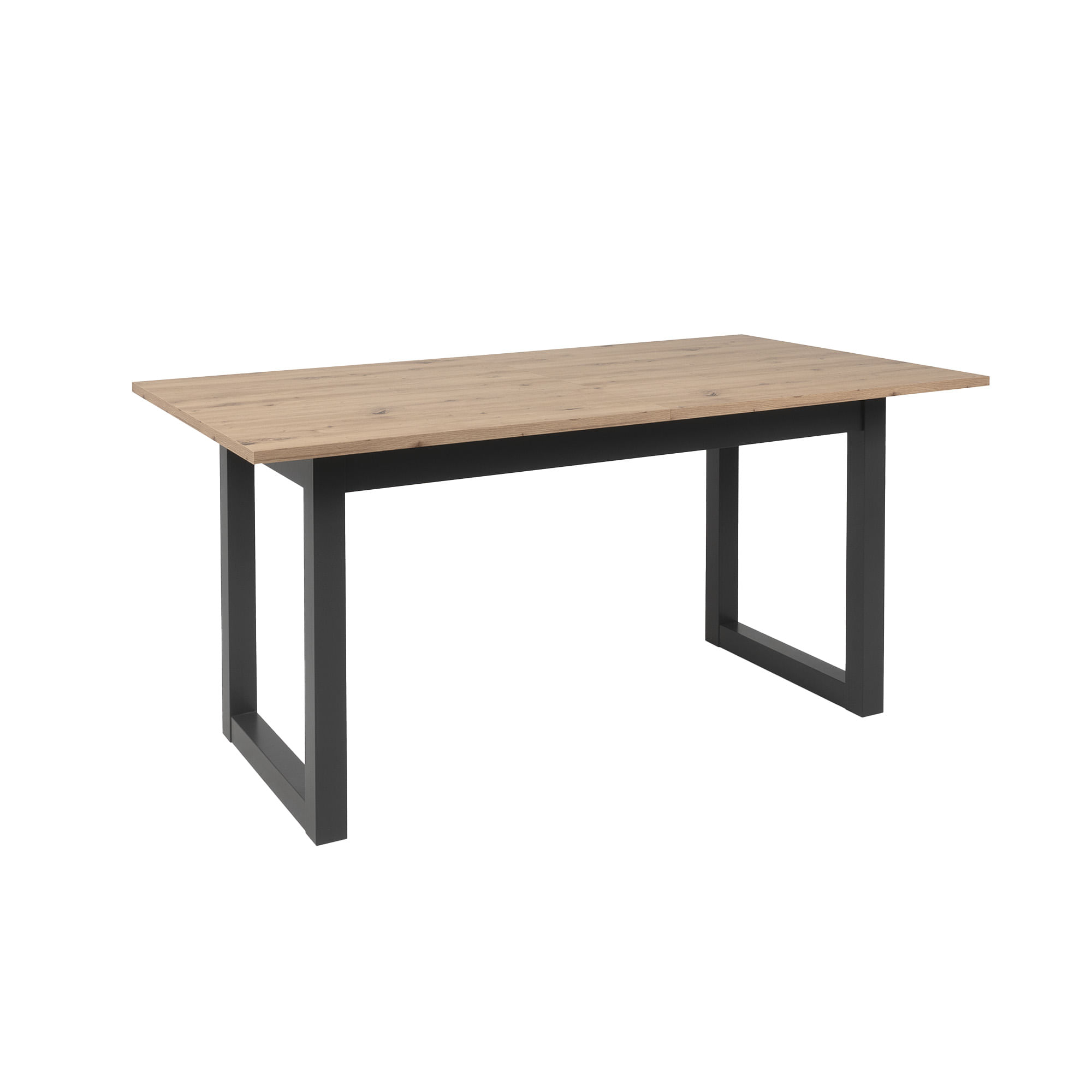 Mesa-extensivel-DENVER--160-200-cm--Antracite-e-Carvalho-Artesanato