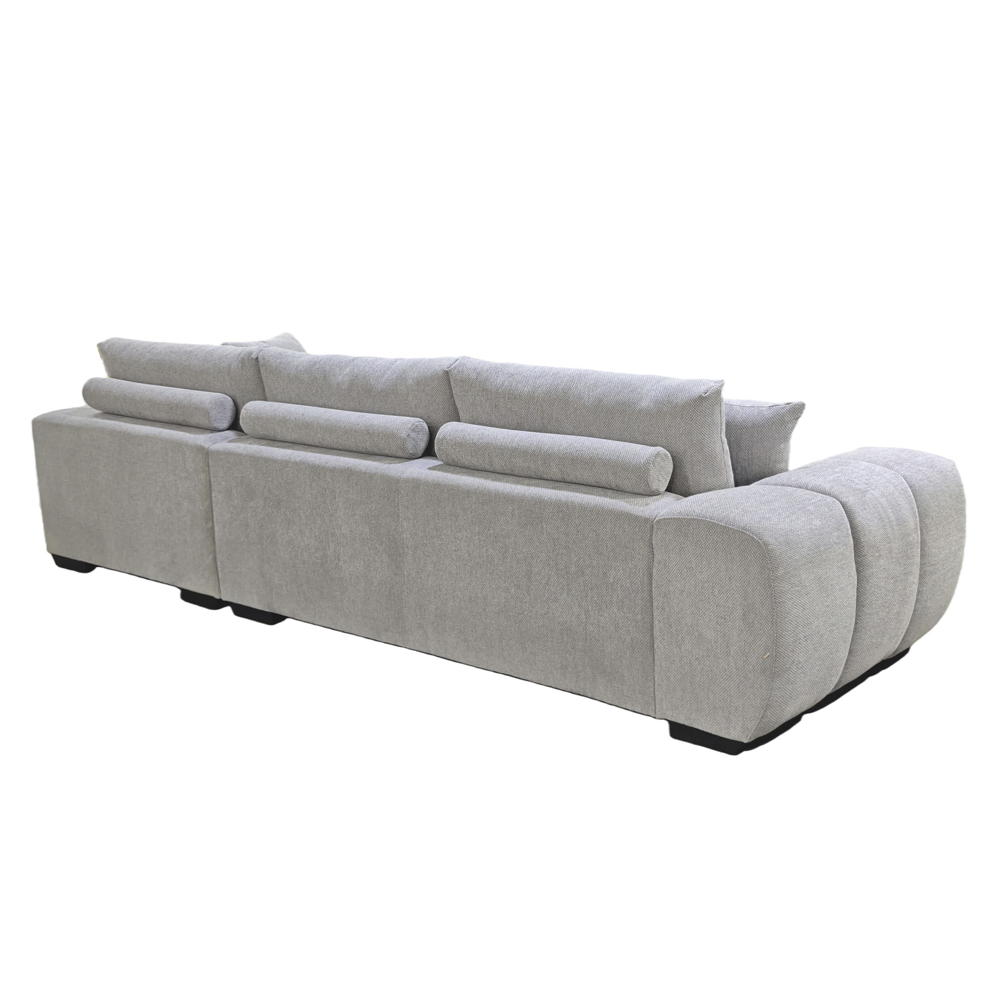 Sofa-chaise-longue-CALIFORNIA-Cinzento-Bege---Direita