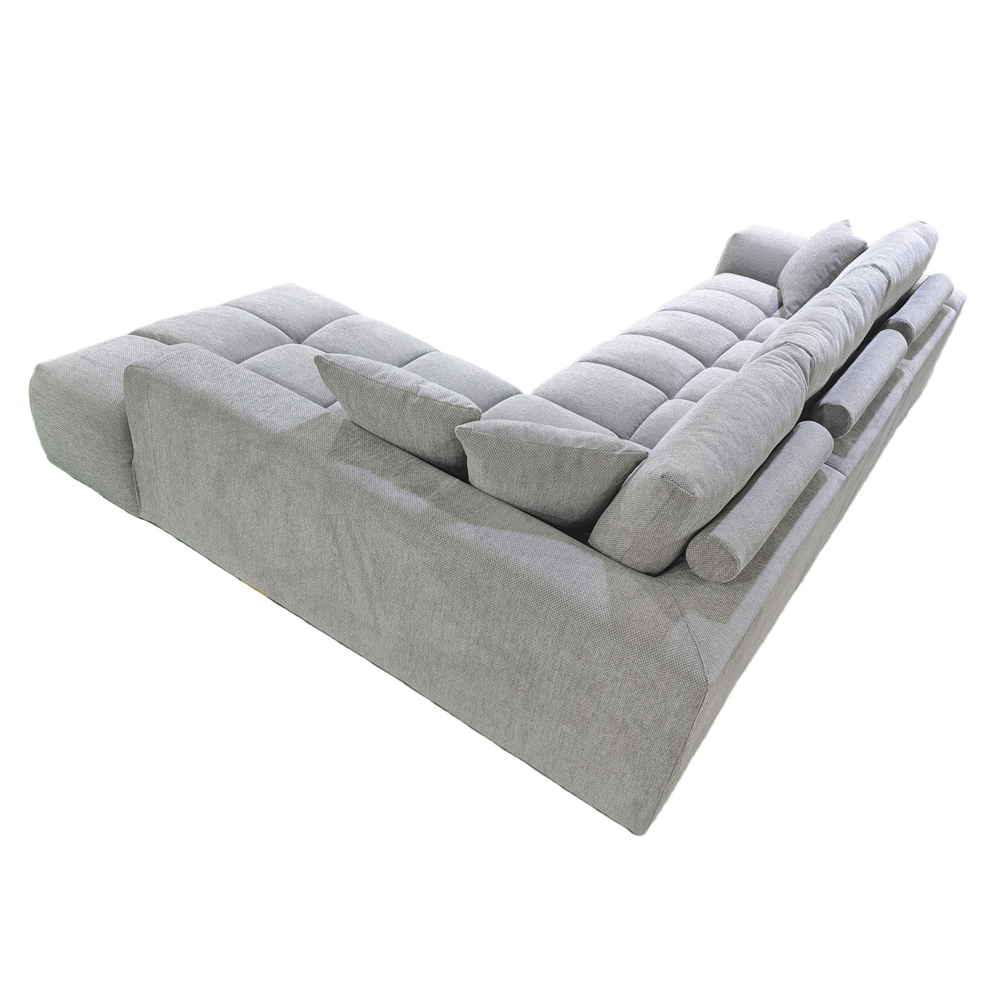 Sofa-chaise-longue-CALIFORNIA-Cinzento-Bege---Direita