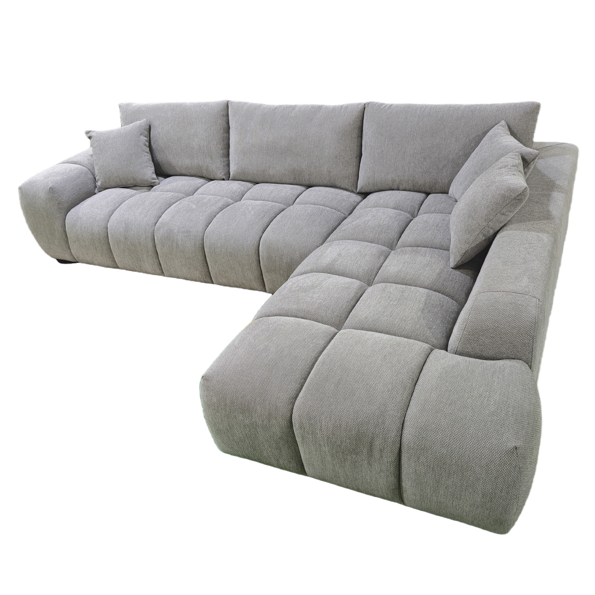 Sofa-chaise-longue-CALIFORNIA-Cinzento-Bege---Direita