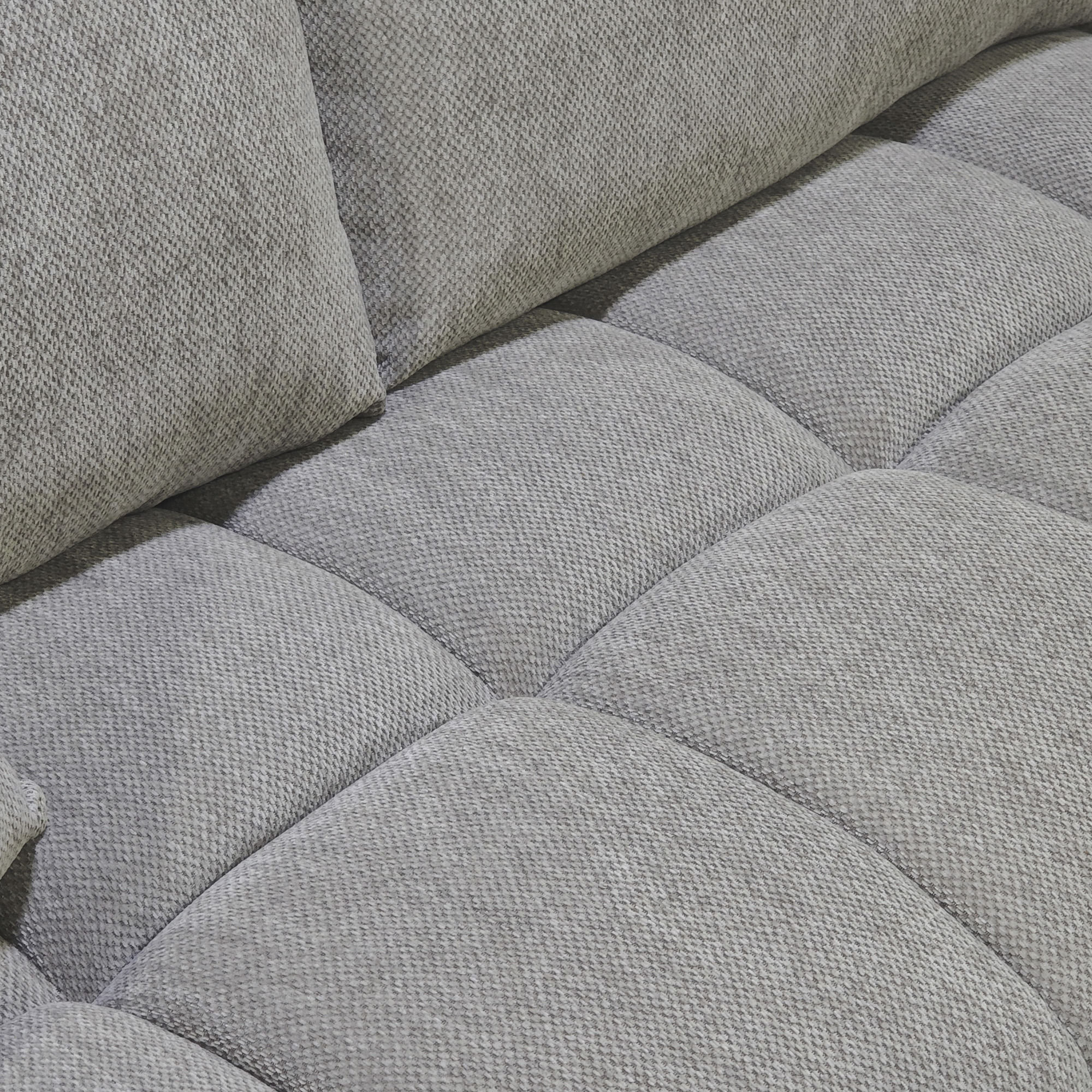 Sofa-chaise-longue-CALIFORNIA-Cinzento-Bege---Direita