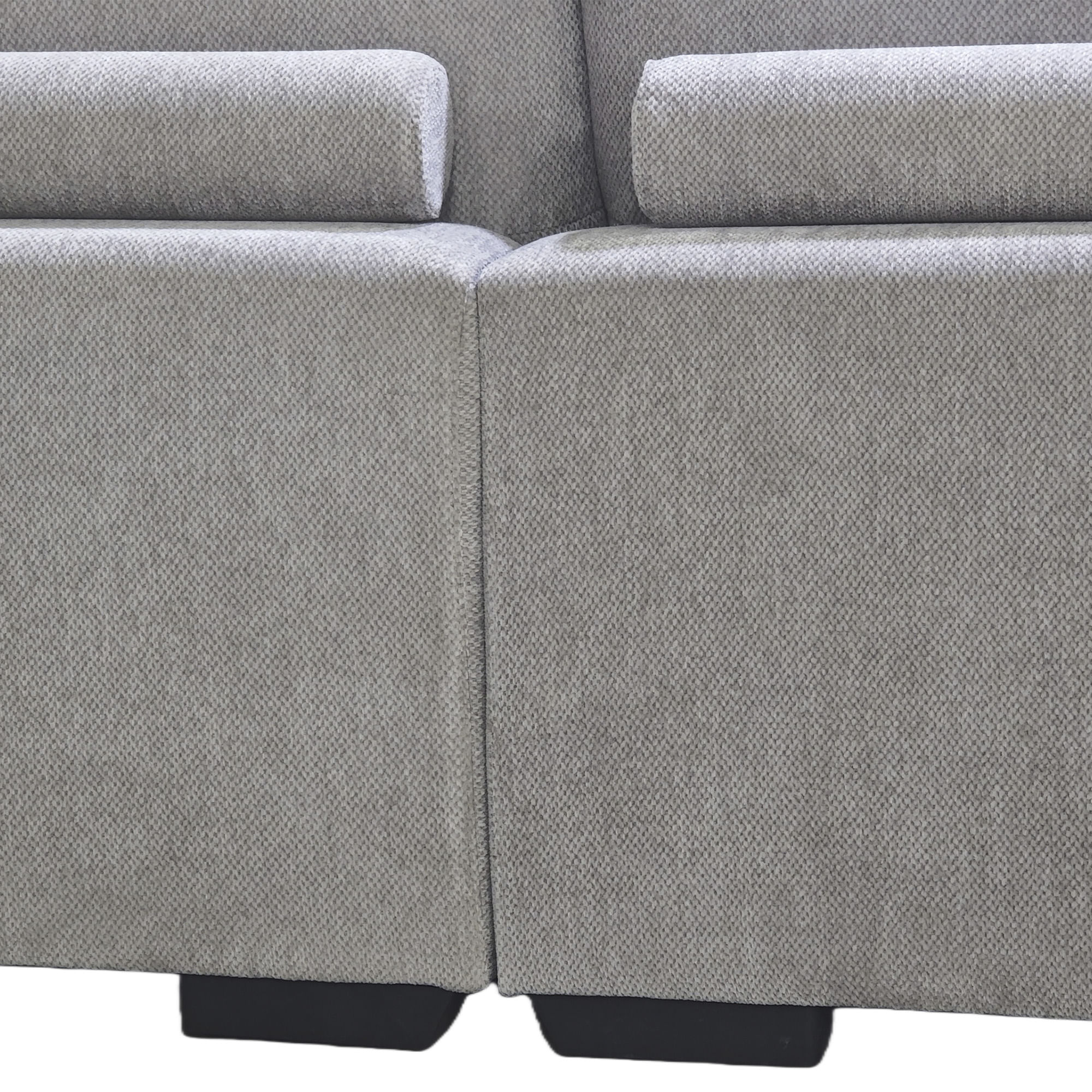 Sofa-chaise-longue-CALIFORNIA-Cinzento-Bege---Direita