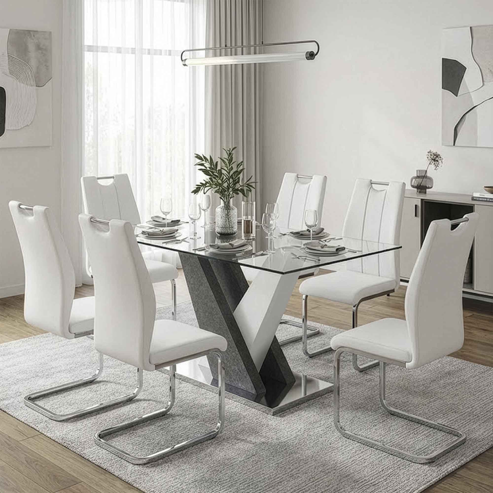 Mesa-retangular-PATRICIO-II-Cinzento-e-Branco