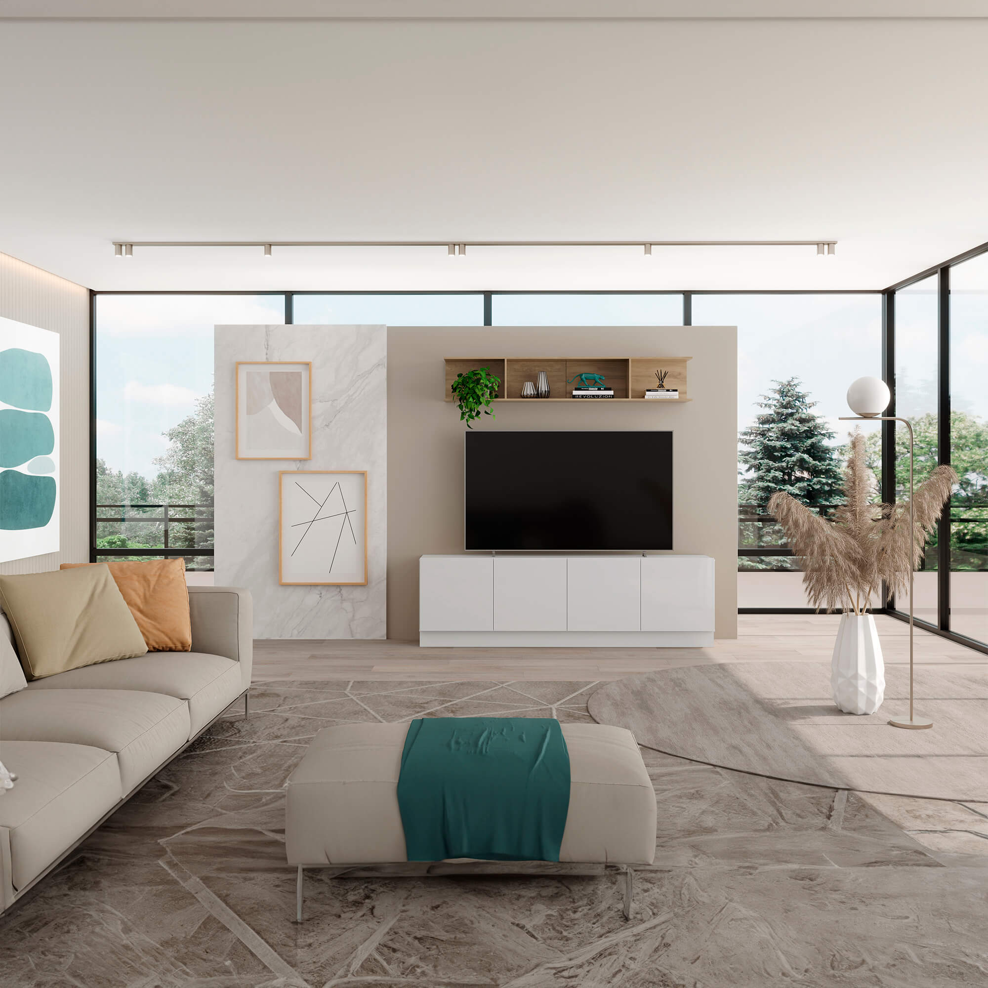 Movel-TV-TARANTINO-com-4-portas---Branco