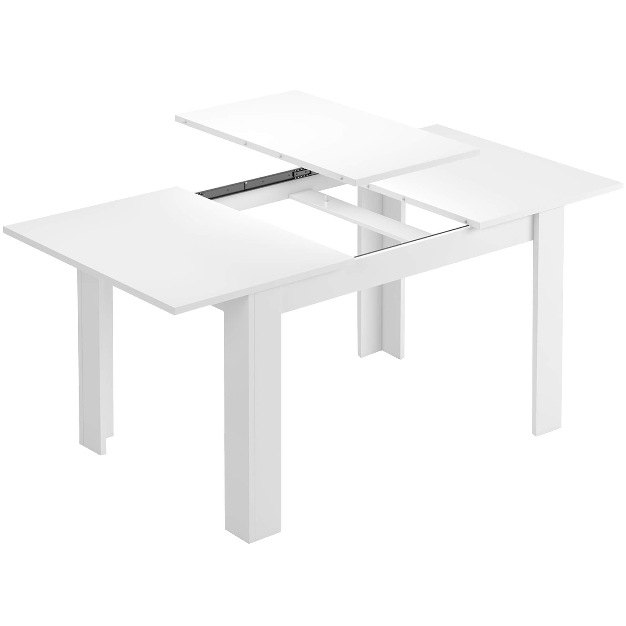 Pack-mesa-extensivel-BARCELONA---4-cadeiras-DENVER-II-Branco