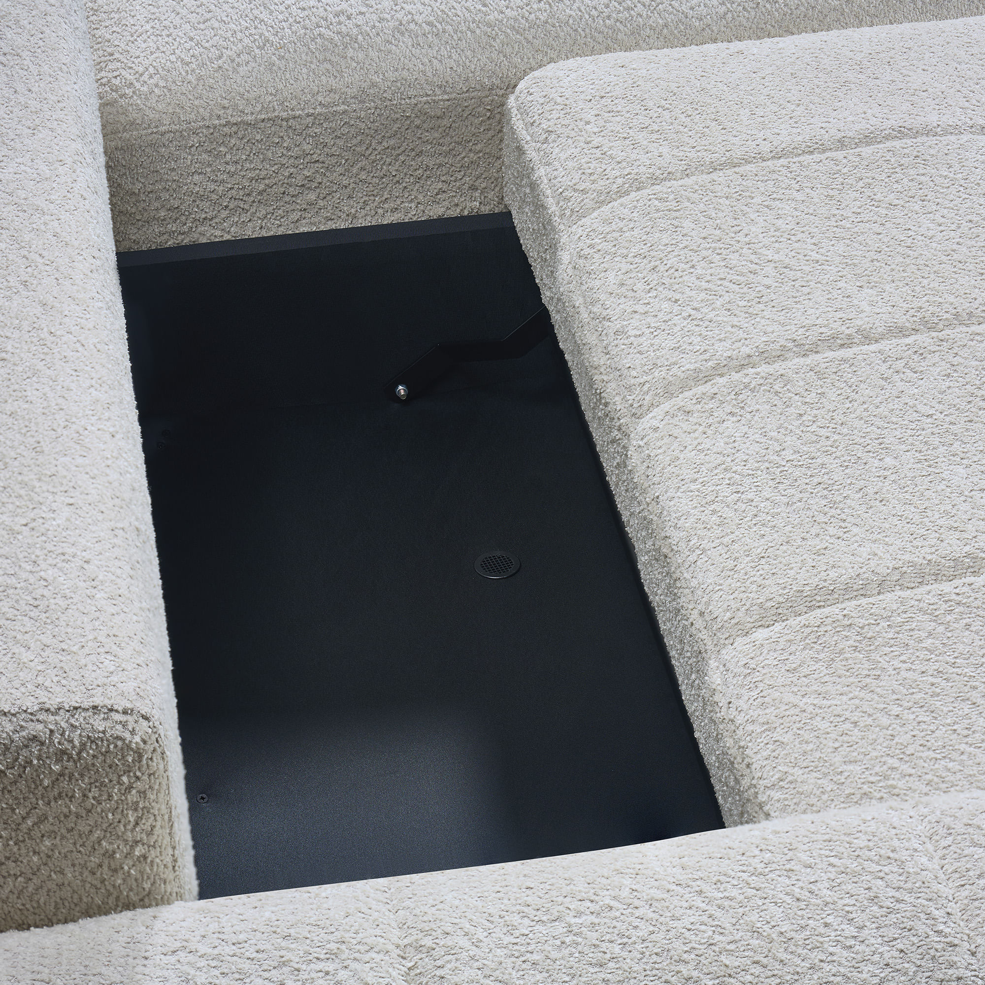 Sofa-chaise-longue-BRAD-com-cama-Bege-Claro---Direita