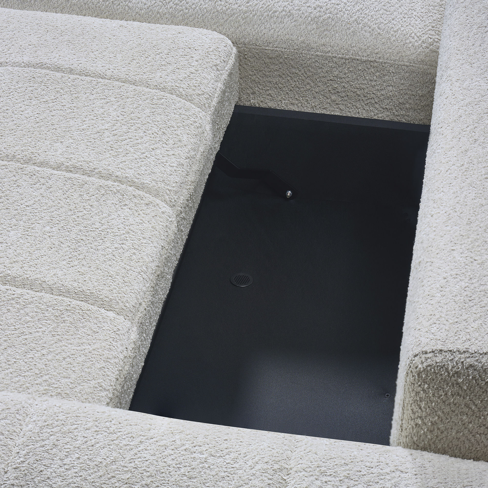 Sofa-chaise-longue-BRAD-com-cama-Bege-Claro---Esquerda
