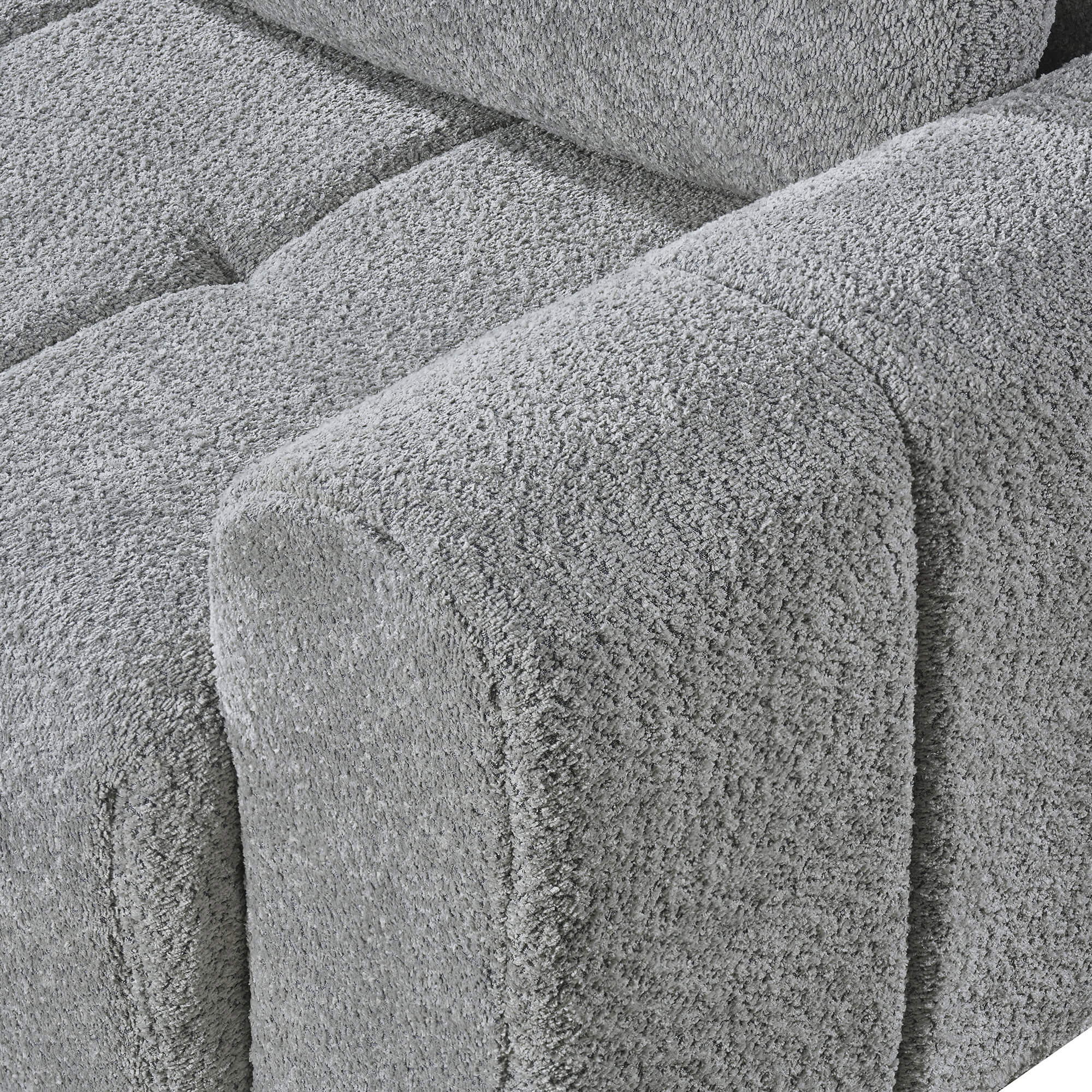 Sofa-chaise-longue-BRAD-com-cama-Cinzento---Esquerda