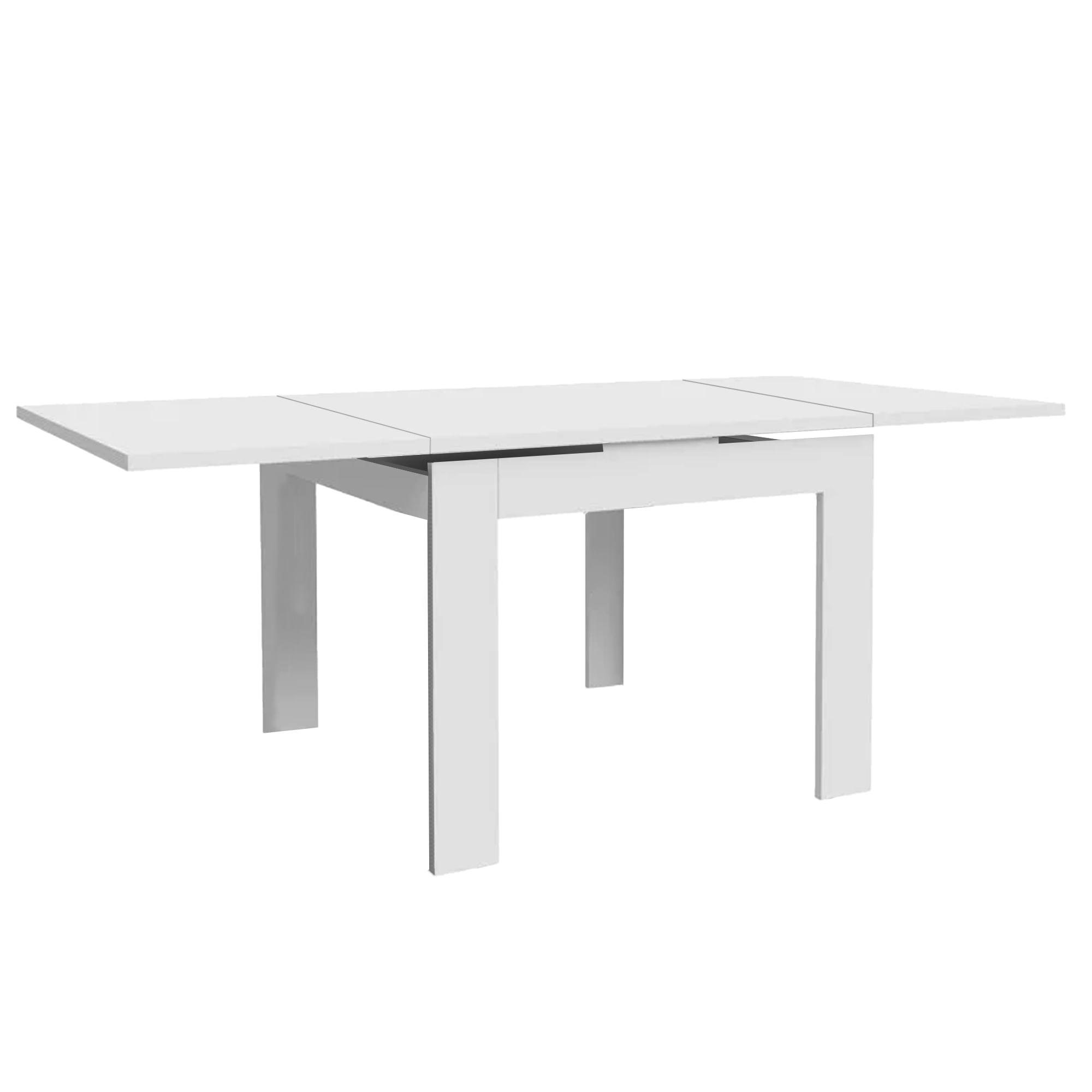 Pack-mesa-extensivel-BUDAPESTE---4-cadeiras-DALAS-Branco-e-Cinzento
