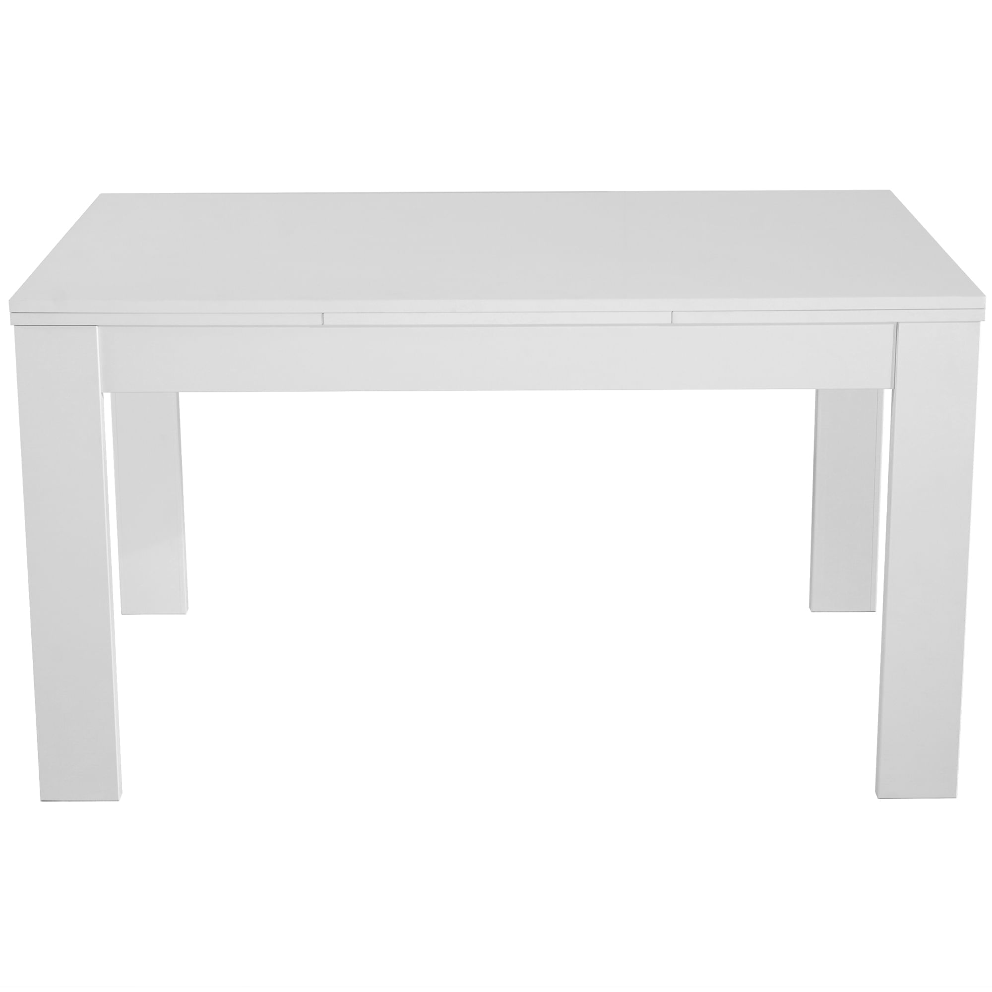 Pack-mesa-extensivel-BUDAPESTE---4-cadeiras-DALAS-Branco-e-Cinzento-Claro