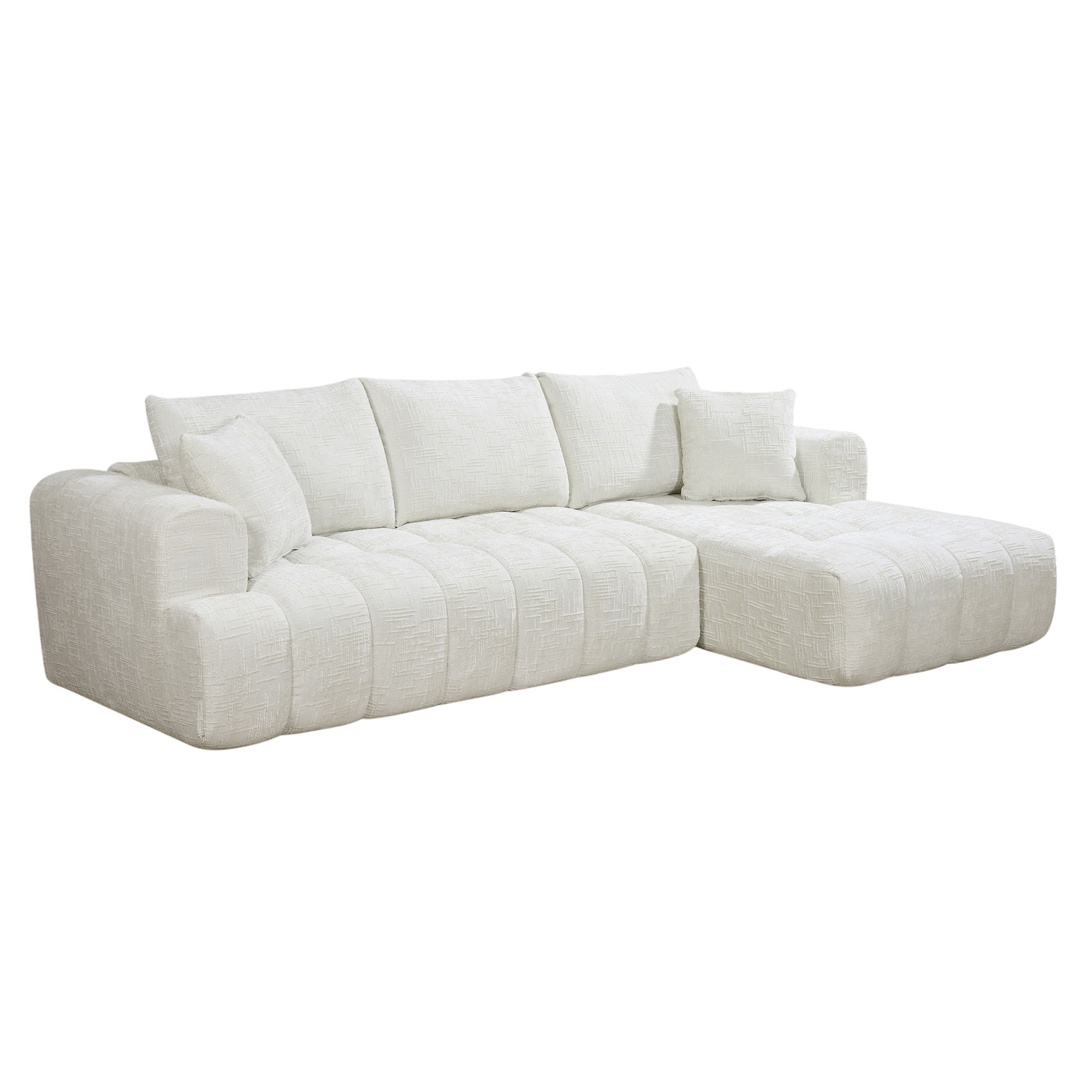 Sofas-POP-UP--Sofa-chaise-longue-OAKLAND-embalado-a-vacuo-Bege-Claro---Direita