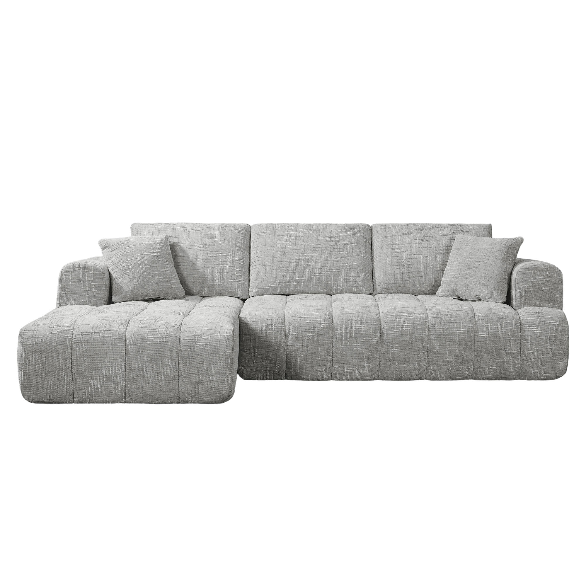 Sofas-POP-UP--Sofa-chaise-longue-OAKLAND-embalado-a-vacuo-Cinzento---Esquerda