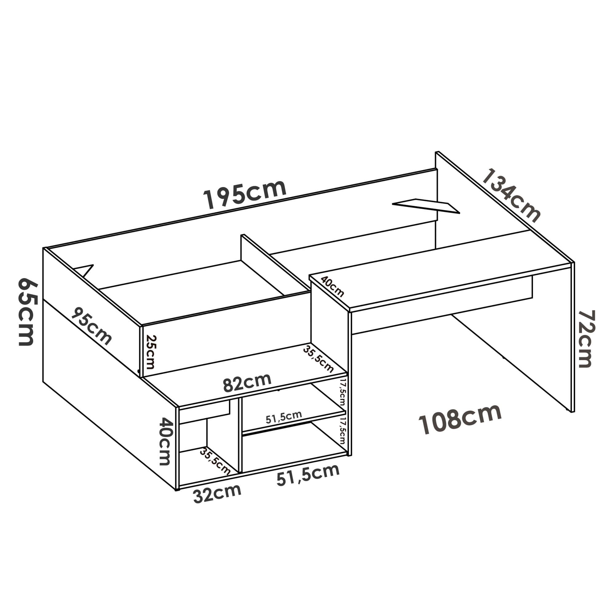 Cama-alta-ERICK-com-secretaria-90-x-190-cm---Branco-e-Carvalho