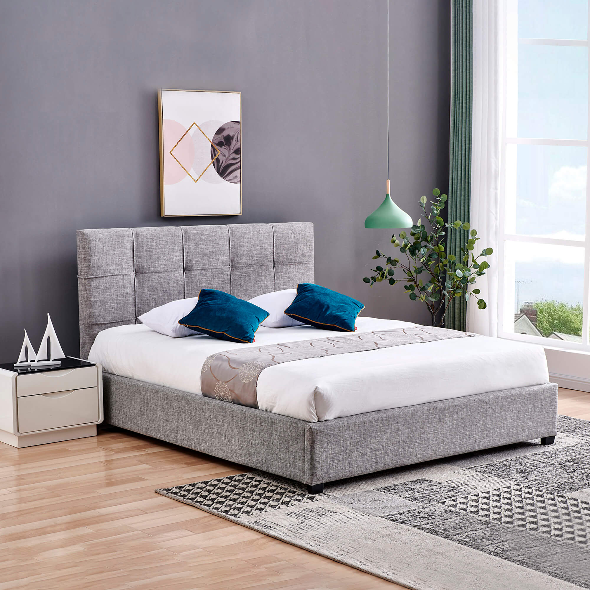 Cama-de-casal-LONDON---Cinzento-Claro