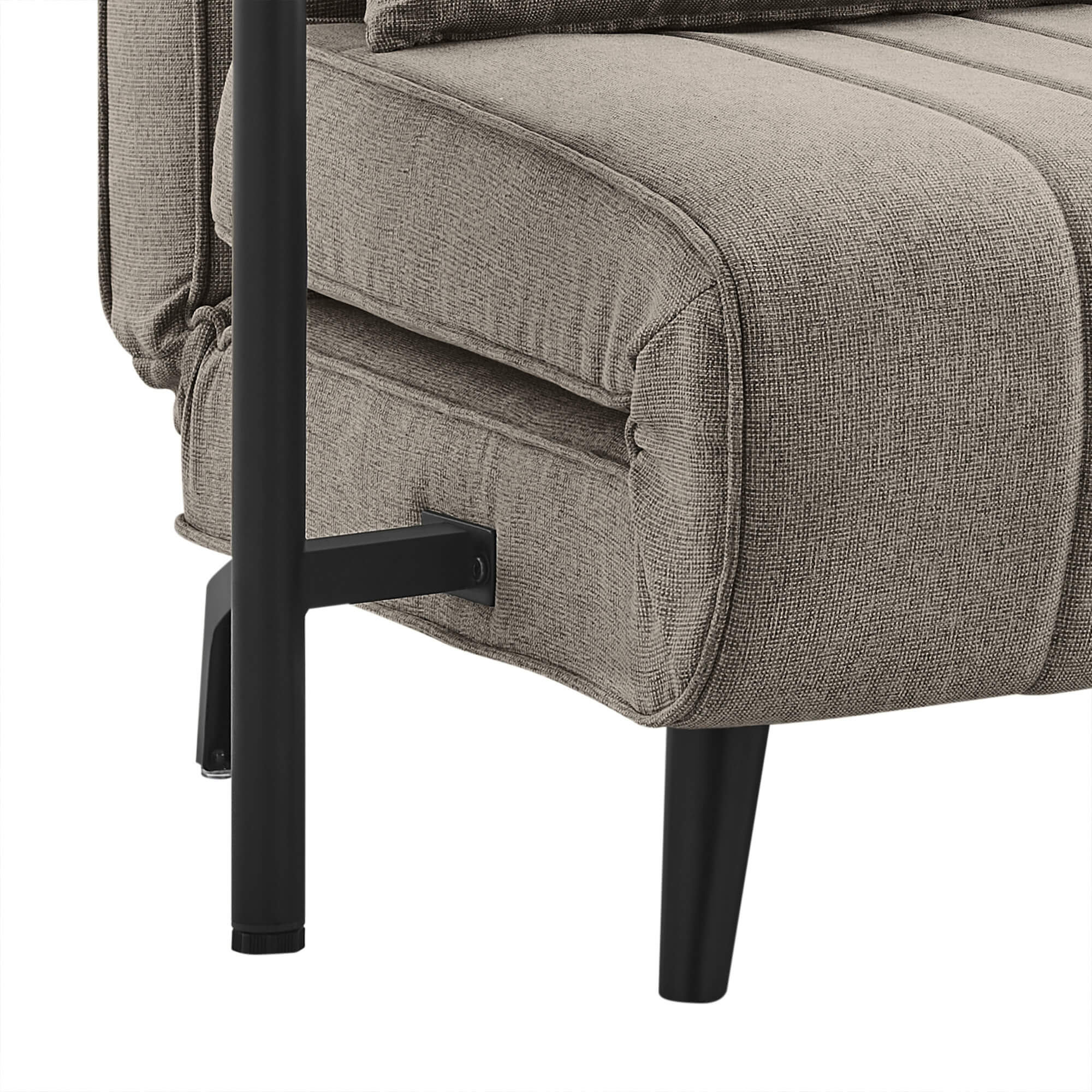 Sofa-cama-MYLLA-com-mesa-de-apoio-Taupe