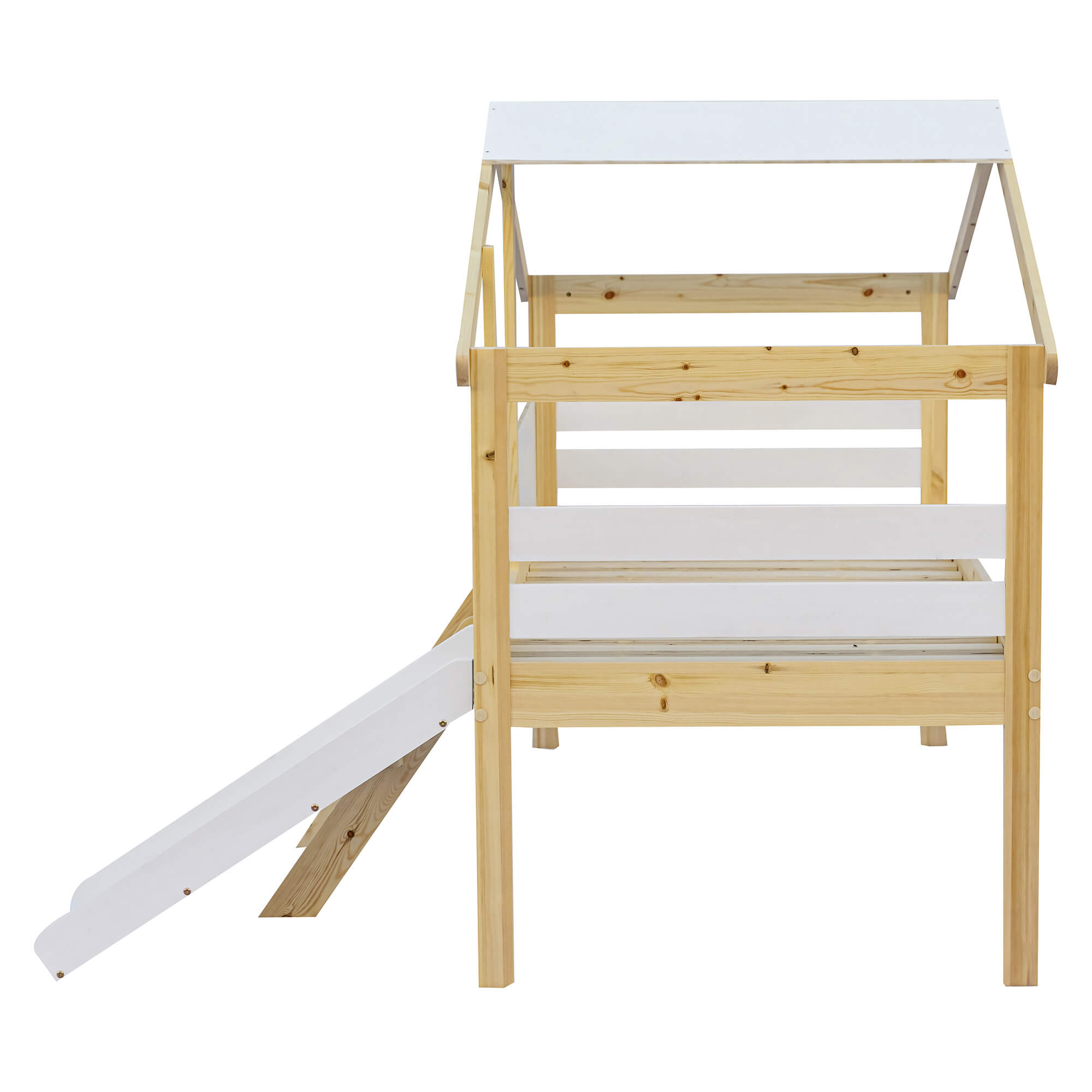 Cama-alta-SLIDER-com-escorrega-e-quadro-de-lousa-90-x-200-cm---Carvalho-Natura-e-Branco
