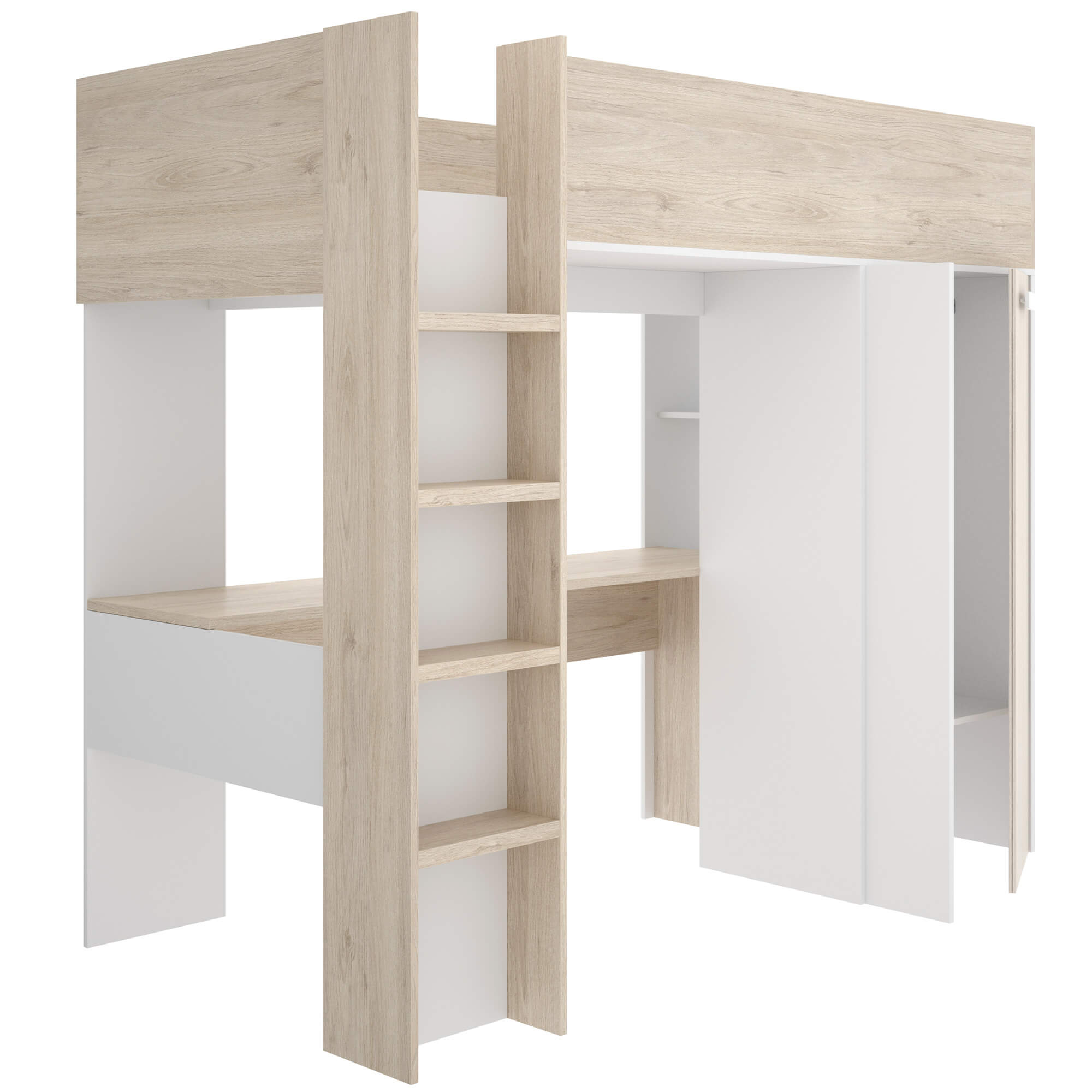 Pack-cama-alta-GASPAR---colchao-SPRING-ROLLER