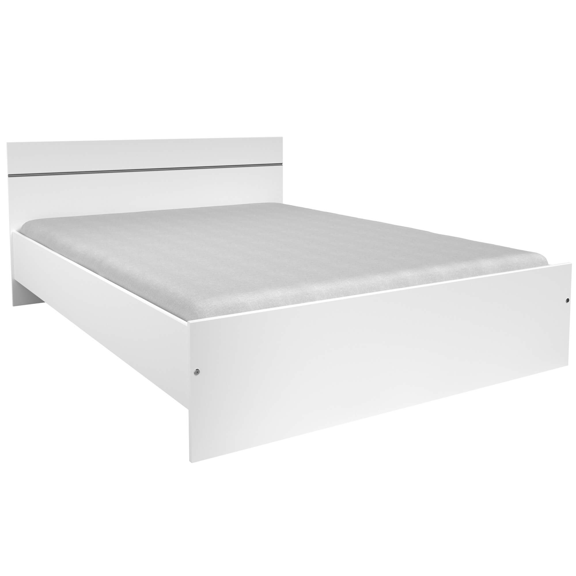 Cama-de-casal-CODA-140-x-190-cm---Branco