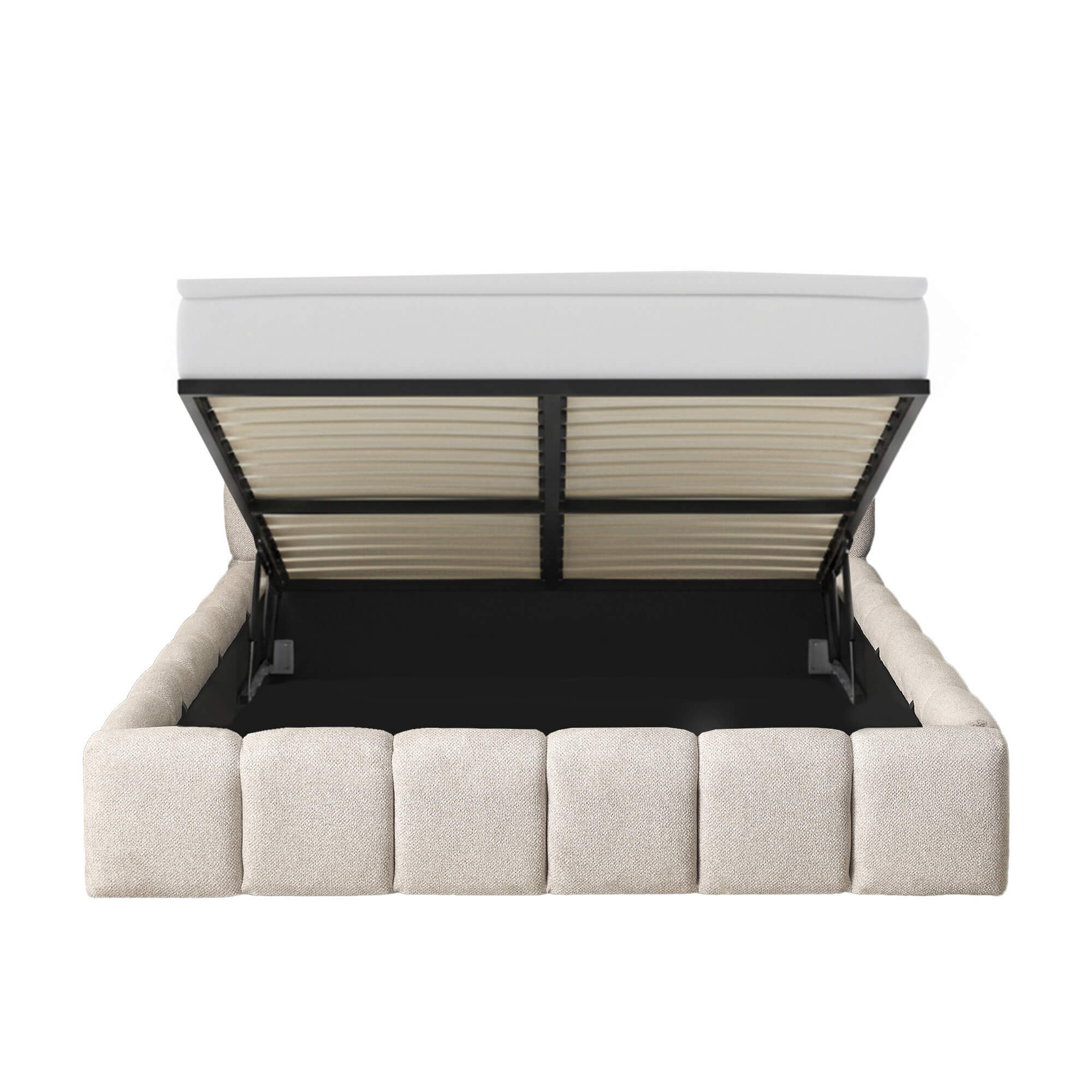 Cama-de-casal-elevatoria-MANCHESTER-160-x-200-cm---Bege