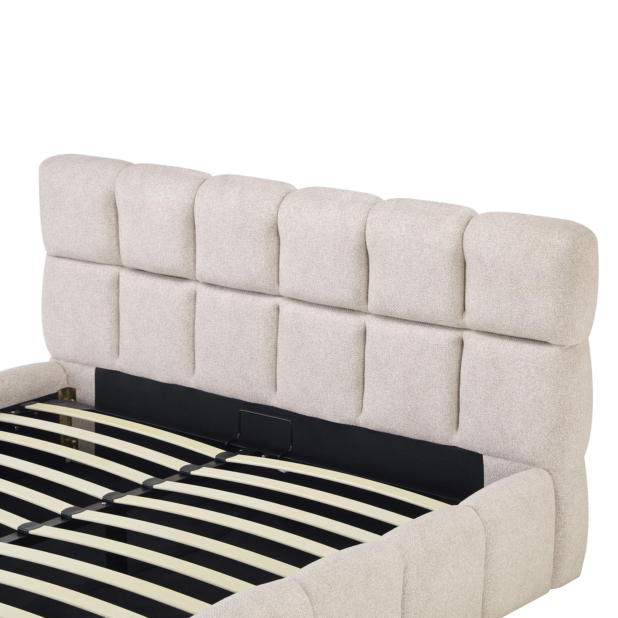 Cama-de-casal-elevatoria-MANCHESTER-160-x-200-cm---Bege