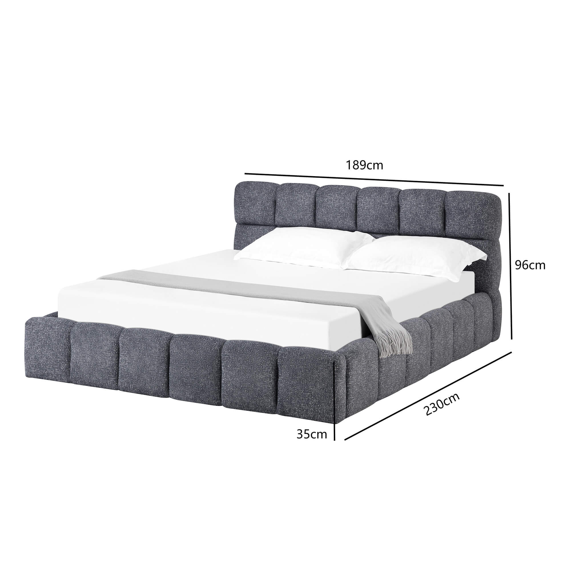 Cama-de-casal-elevatoria-MANCHESTER-160-x-200-cm---Cinzento-Escuro