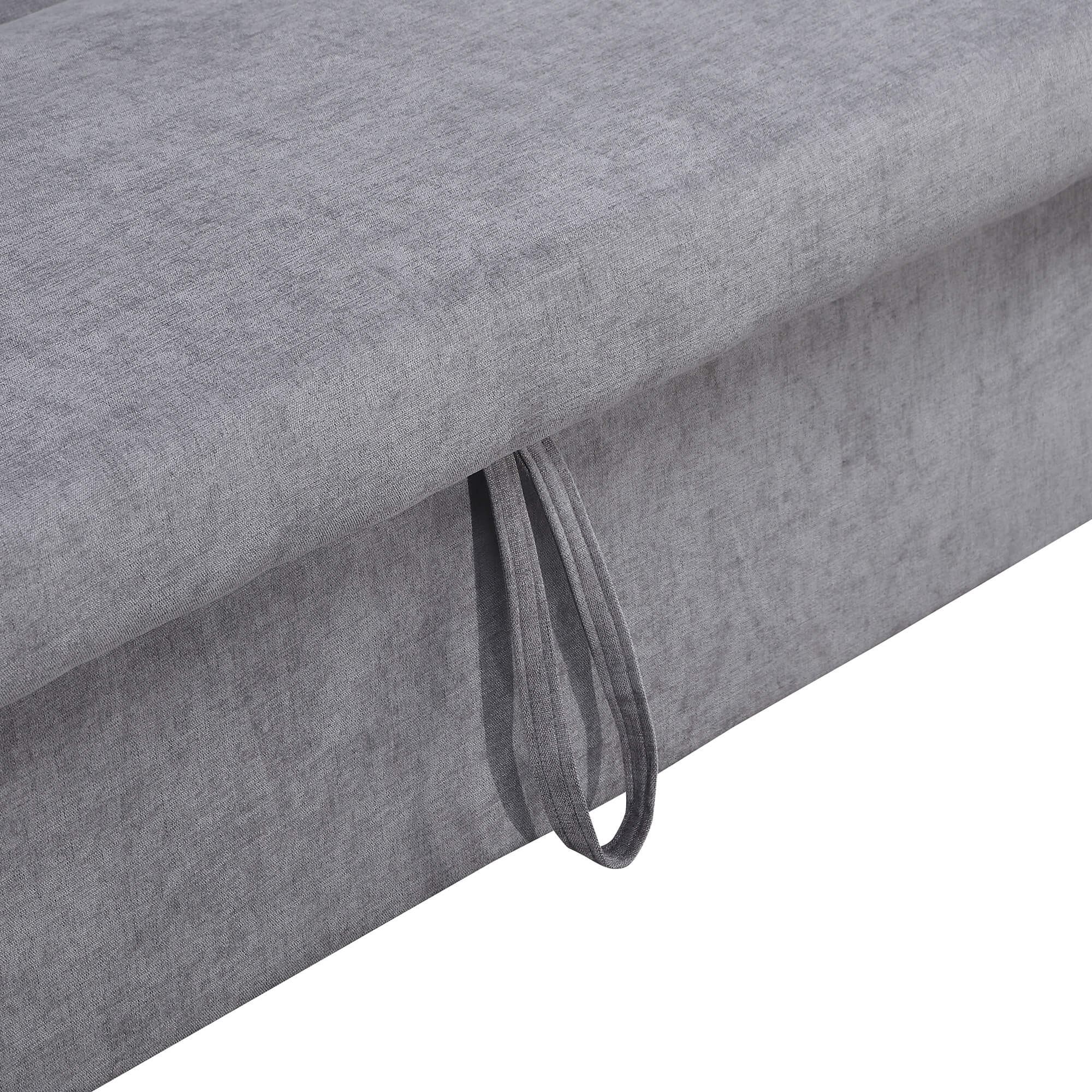 Sofa-chaise-lounge-reversivel-TOPAZIO-com-cama-bau-e-puffs-Cinzento---Reversivel