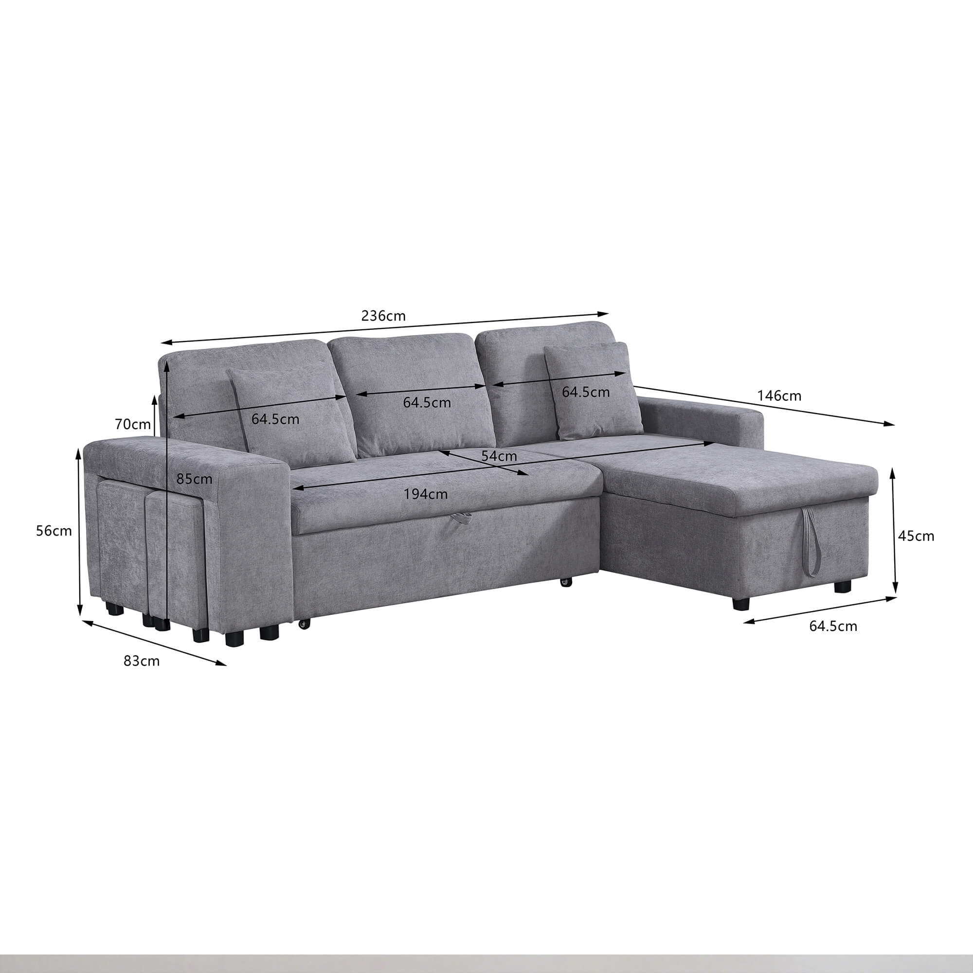 Sofa-chaise-lounge-reversivel-TOPAZIO-com-cama-bau-e-puffs-Cinzento---Reversivel