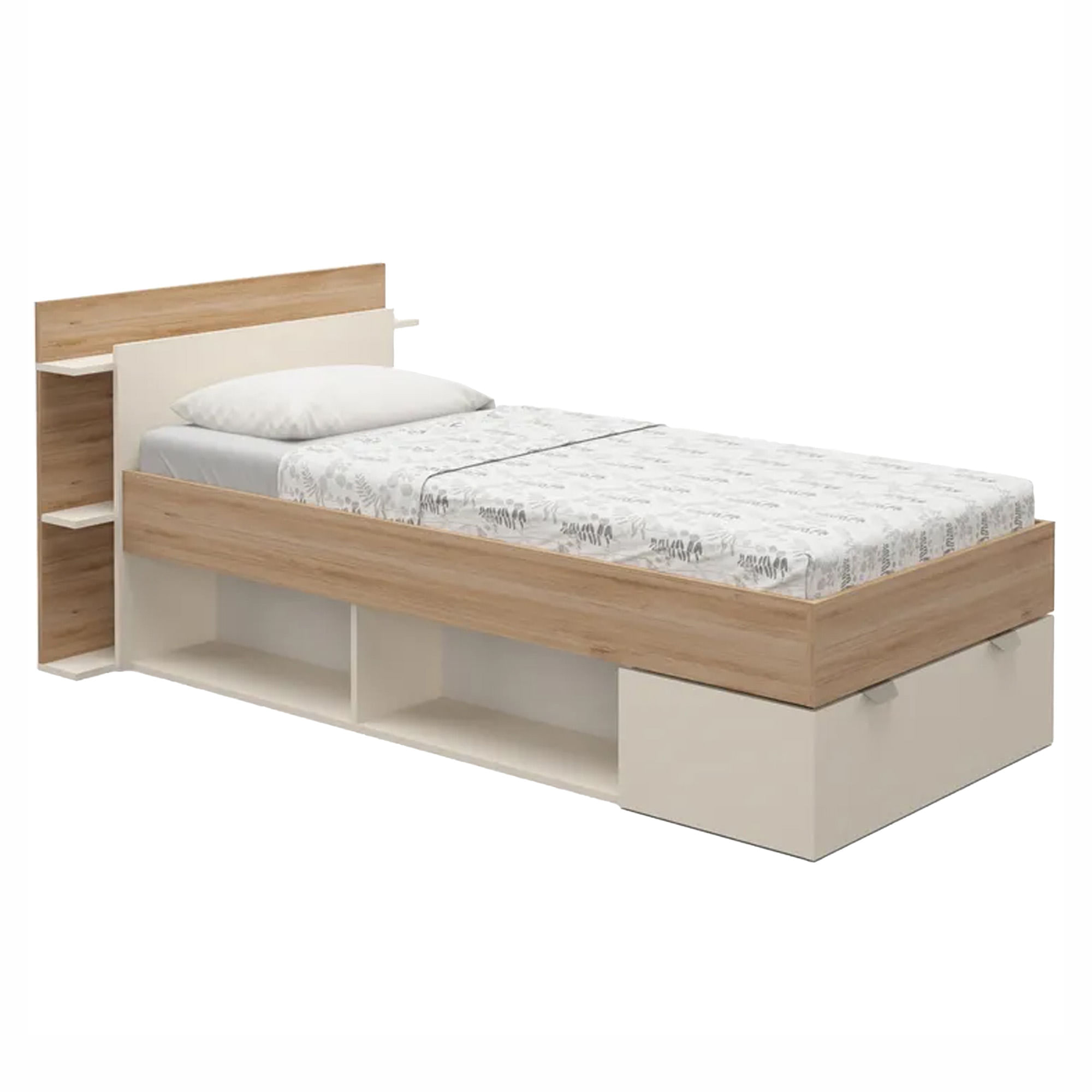 Cama-de-solteiro-ALBO-90-x-200-cm---Carvalho-Oak-e-Vison