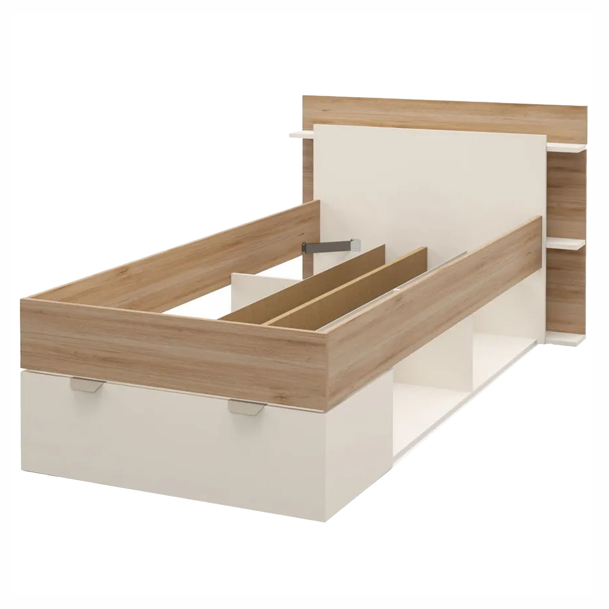 Cama-de-solteiro-ALBO-90-x-200-cm---Carvalho-Oak-e-Vison