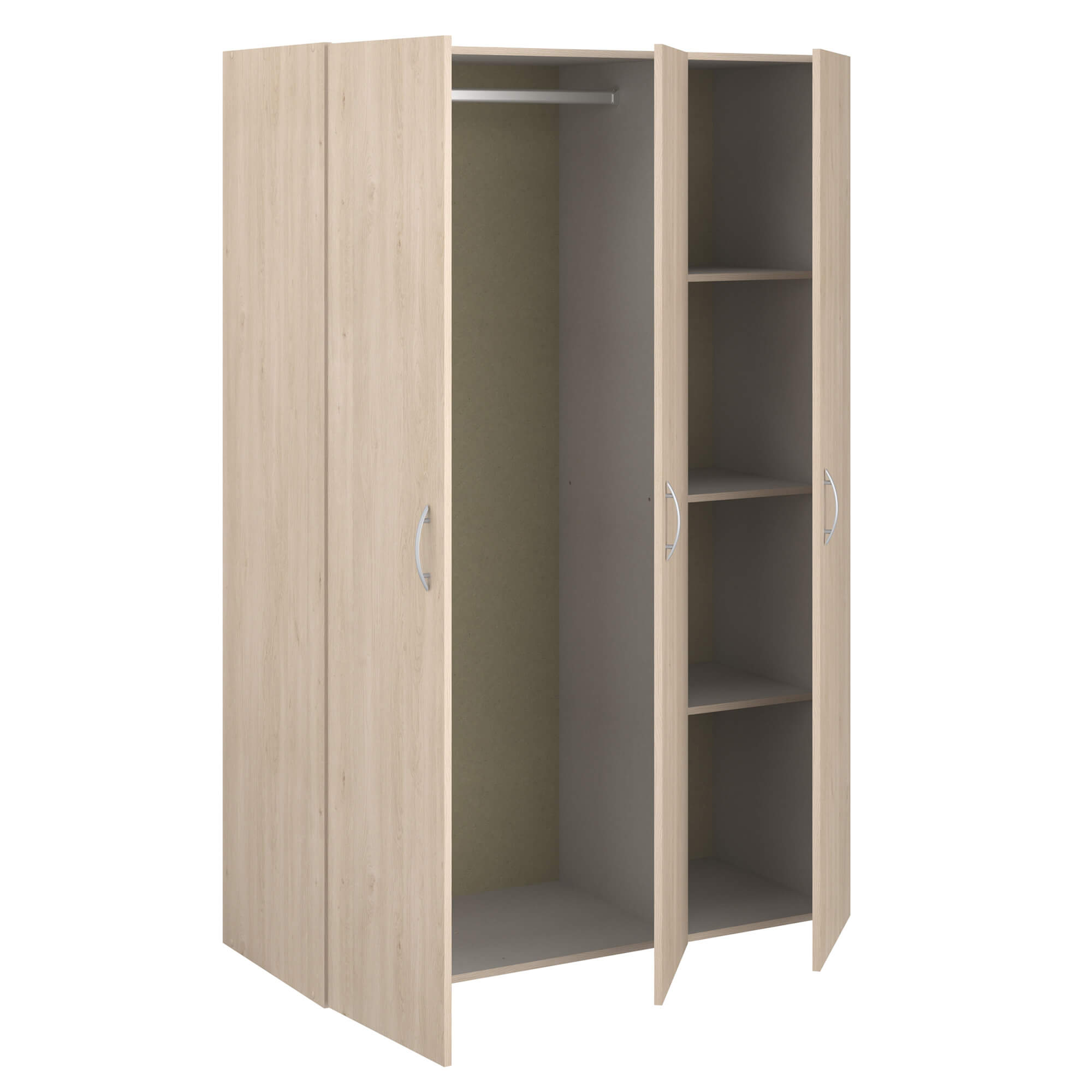Roupeiro-EASY-LIFE-com-3-portas-Carvalho