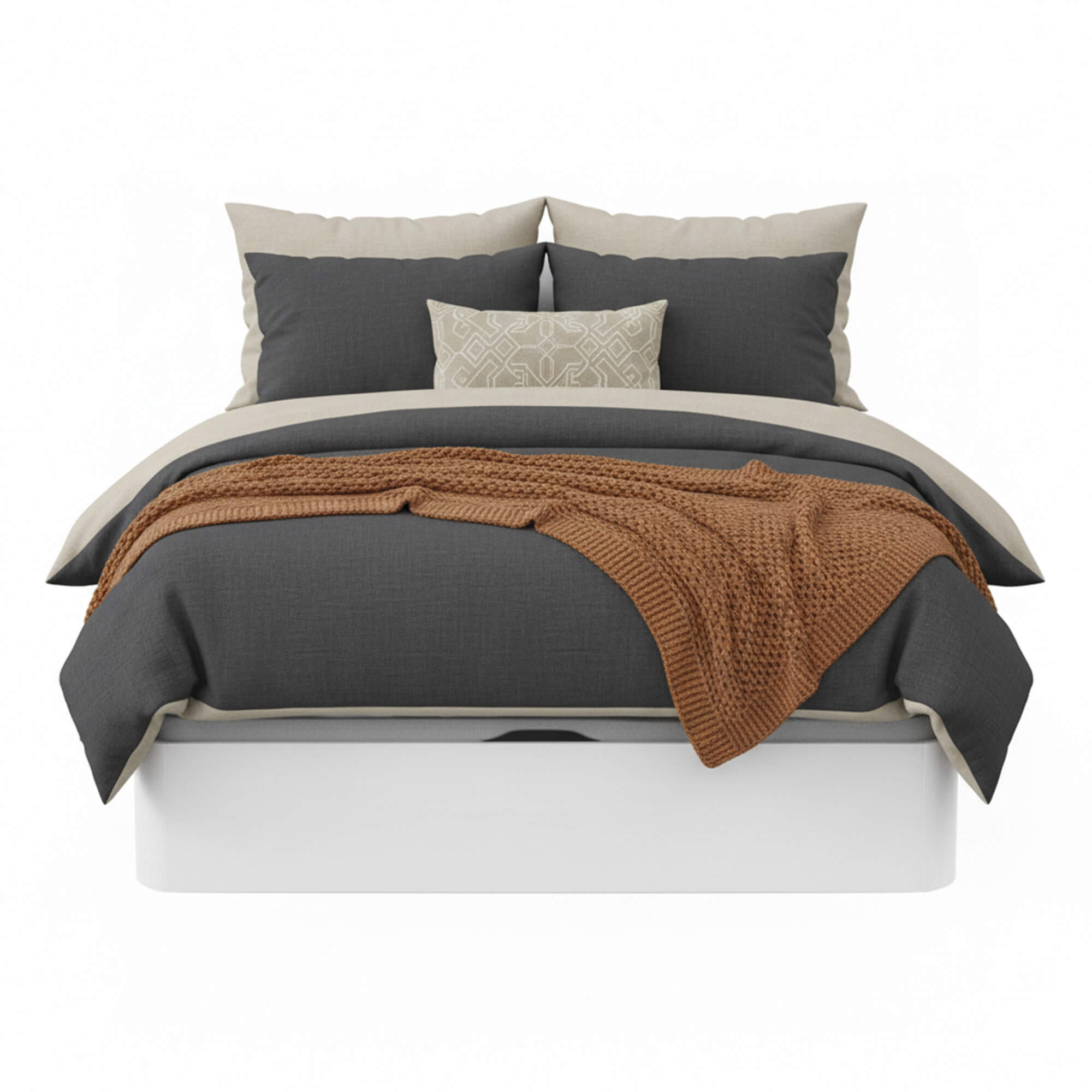 Pack-sommier-de-casal-CASINO-BOX---Colchao-HOMYSLEEP-PALACIO-COOLER-160-x-200-cm---Branco