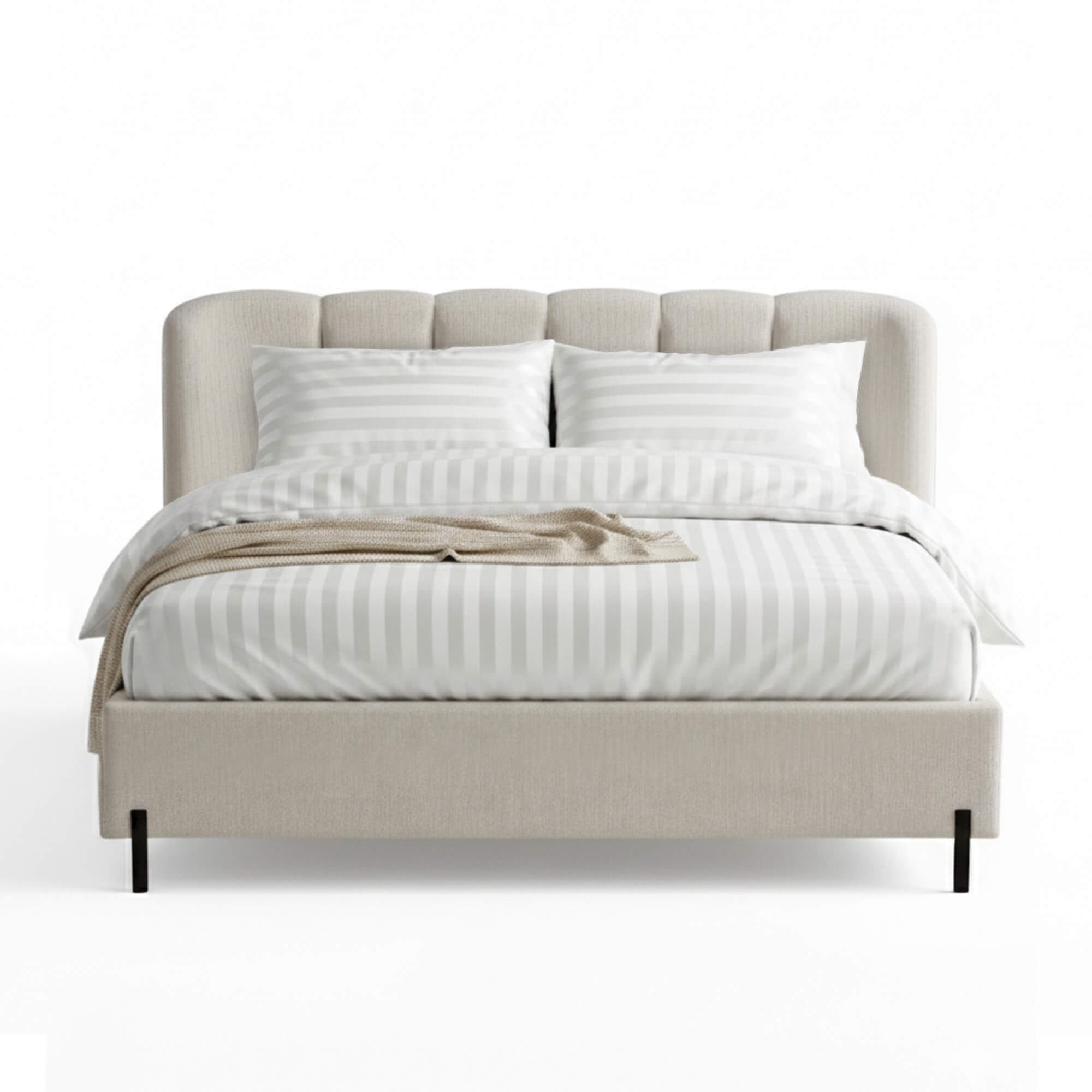 Pack-cama-de-casal-ATLANTA---Colchao-HOMYSLEEP-PALACIO-COOLER-160-x-200-cm---Aveia