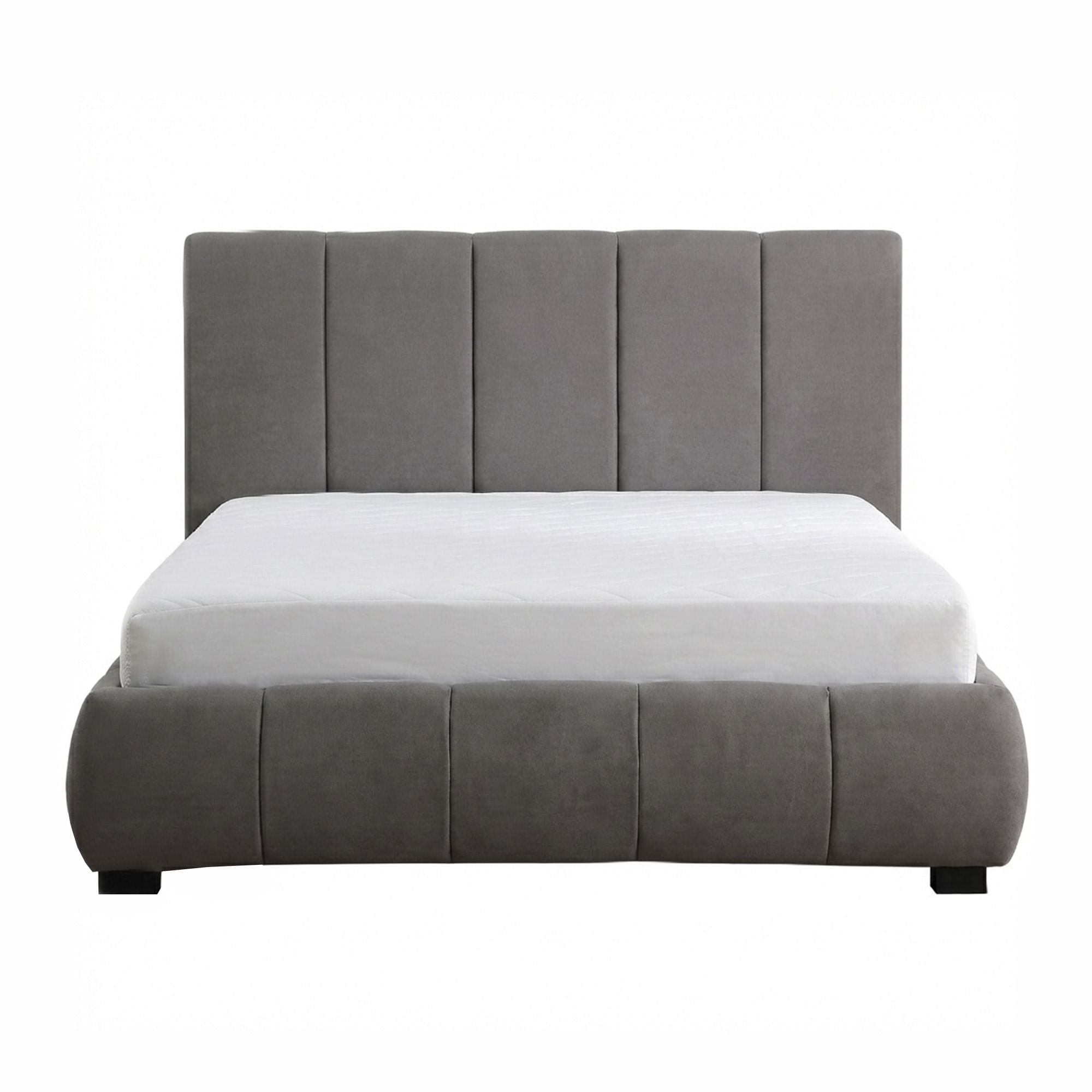 Pack-cama-de-casal-ALBERTO-II---colchao-SPRING-ROLLER---Cinzento