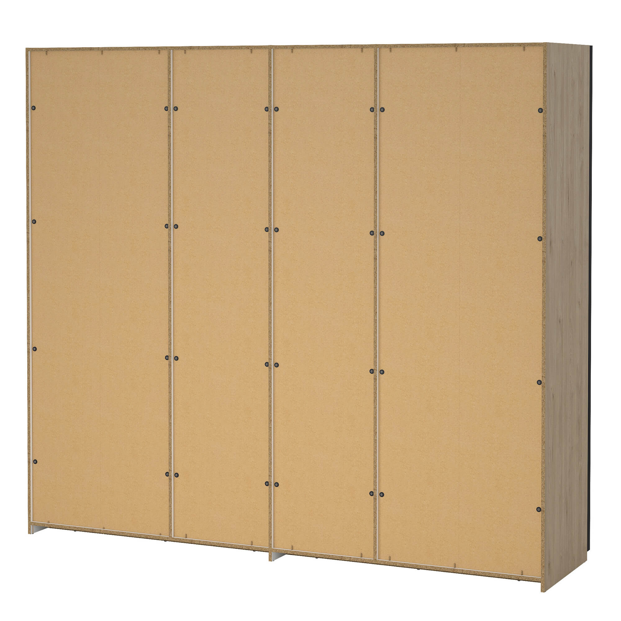 Roupeiro-COMO-com-espelho-e-portas-deslizantes-245-cm---Carvalho
