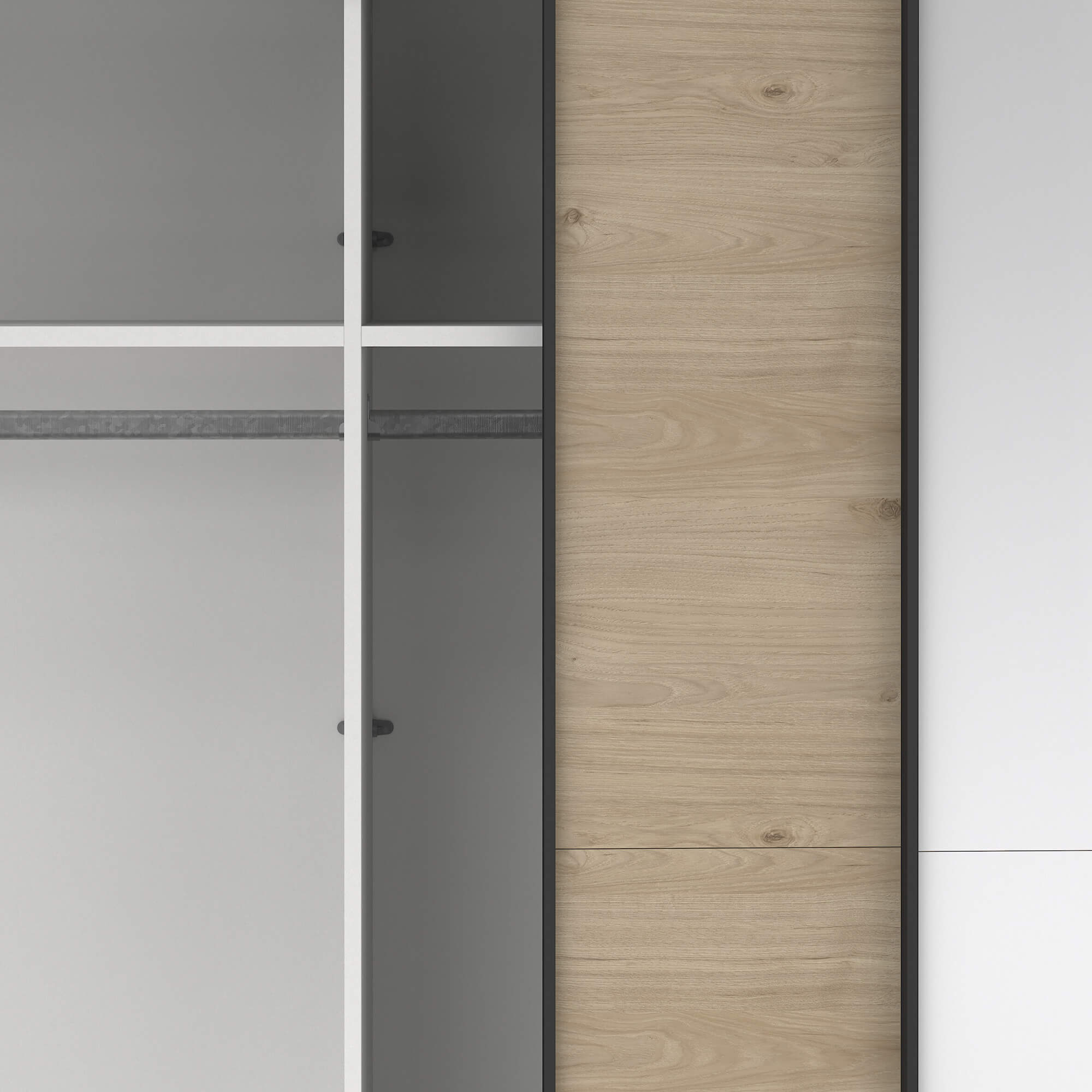 Roupeiro-COMO-com-espelho-e-portas-deslizantes-245-cm---Carvalho