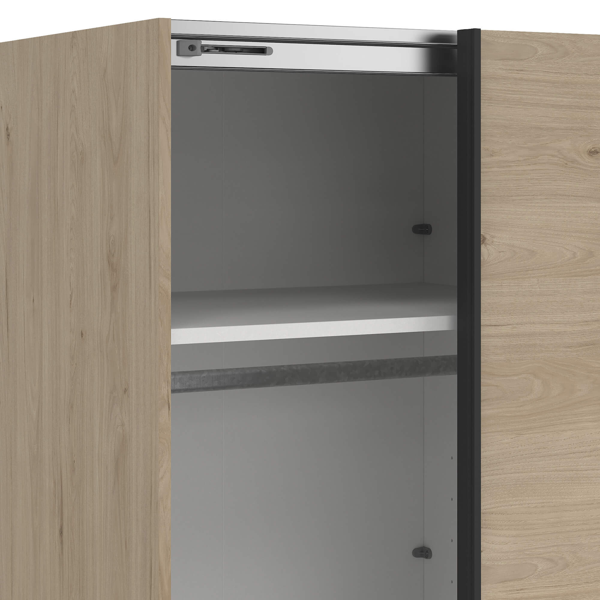 Roupeiro-COMO-com-espelho-e-portas-deslizantes-245-cm---Carvalho