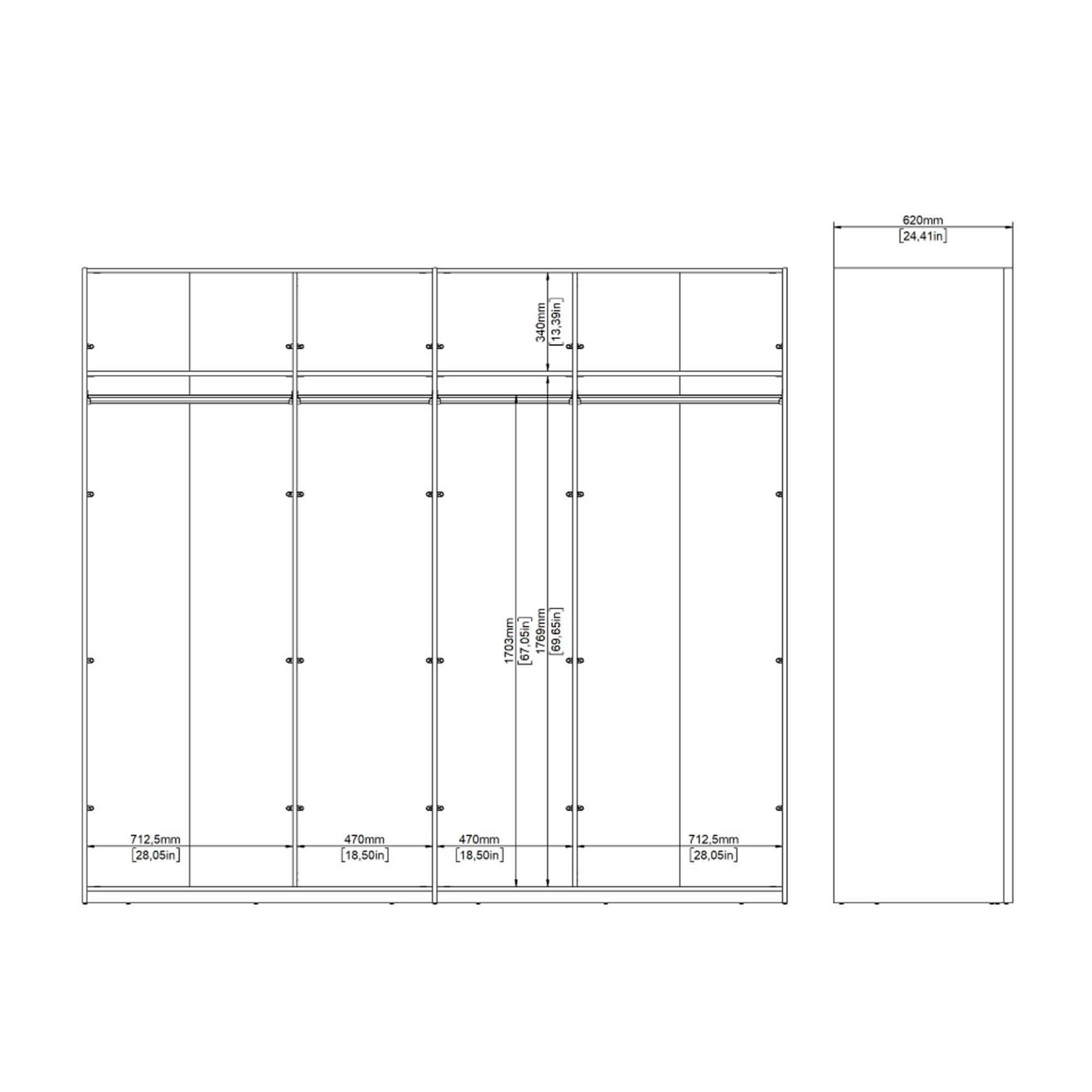 Roupeiro-COMO-com-espelho-e-portas-deslizantes-245-cm---Carvalho