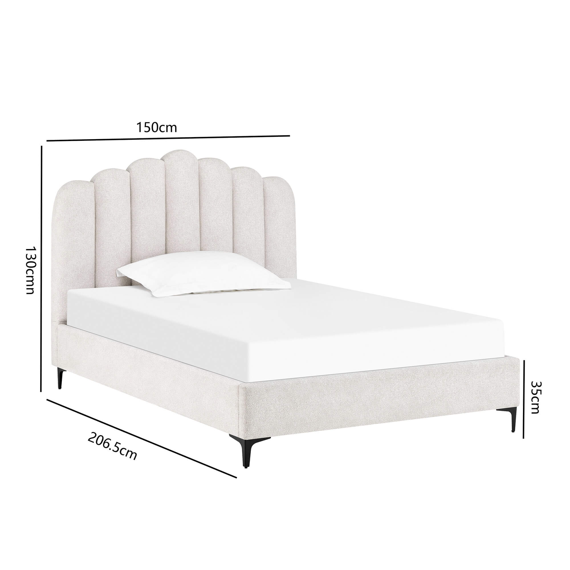 Cama-de-casal-CAMILLA-140-x-190-cm---Branco
