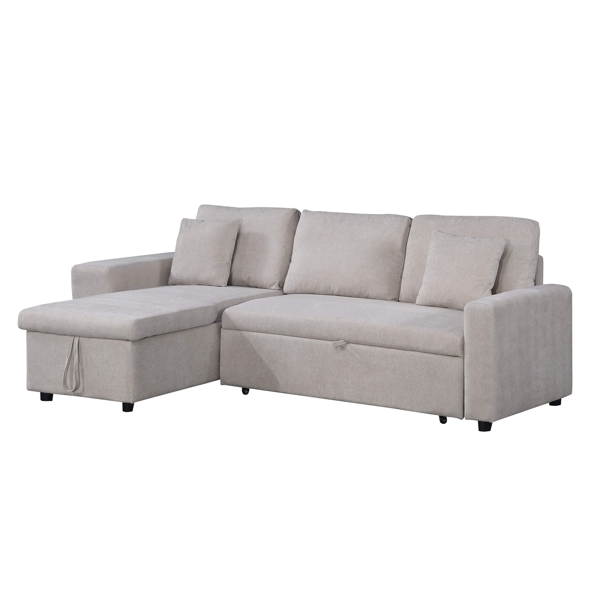 Sofa-chaise-lounge-reversivel-TOPAZIO-com-cama-bau-e-puffs-Bege-Areia