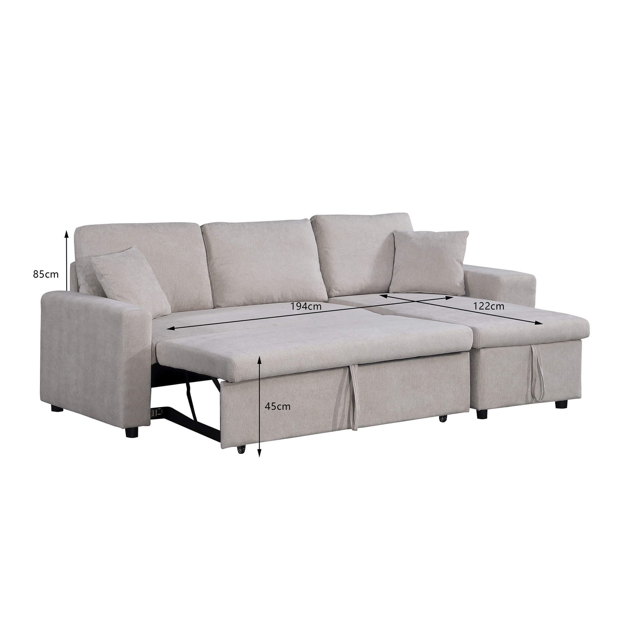 Sofa-chaise-lounge-reversivel-TOPAZIO-com-cama-bau-e-puffs-Bege-Areia
